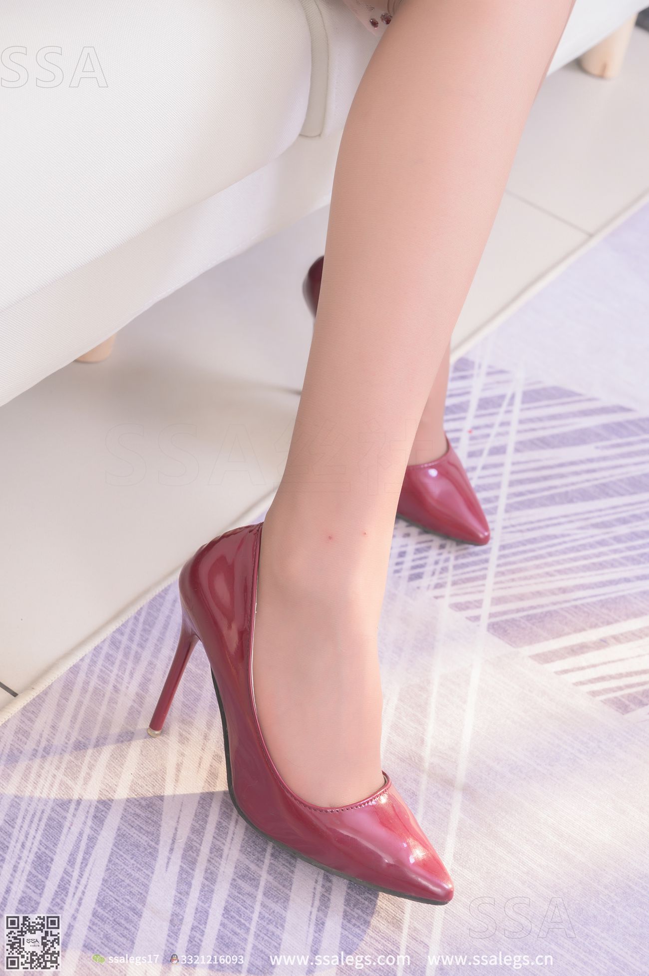 [SSA丝社]超清写真 NO.312 娜娜玉姐的红色高跟鞋咖啡丝美腿[148P]第26张