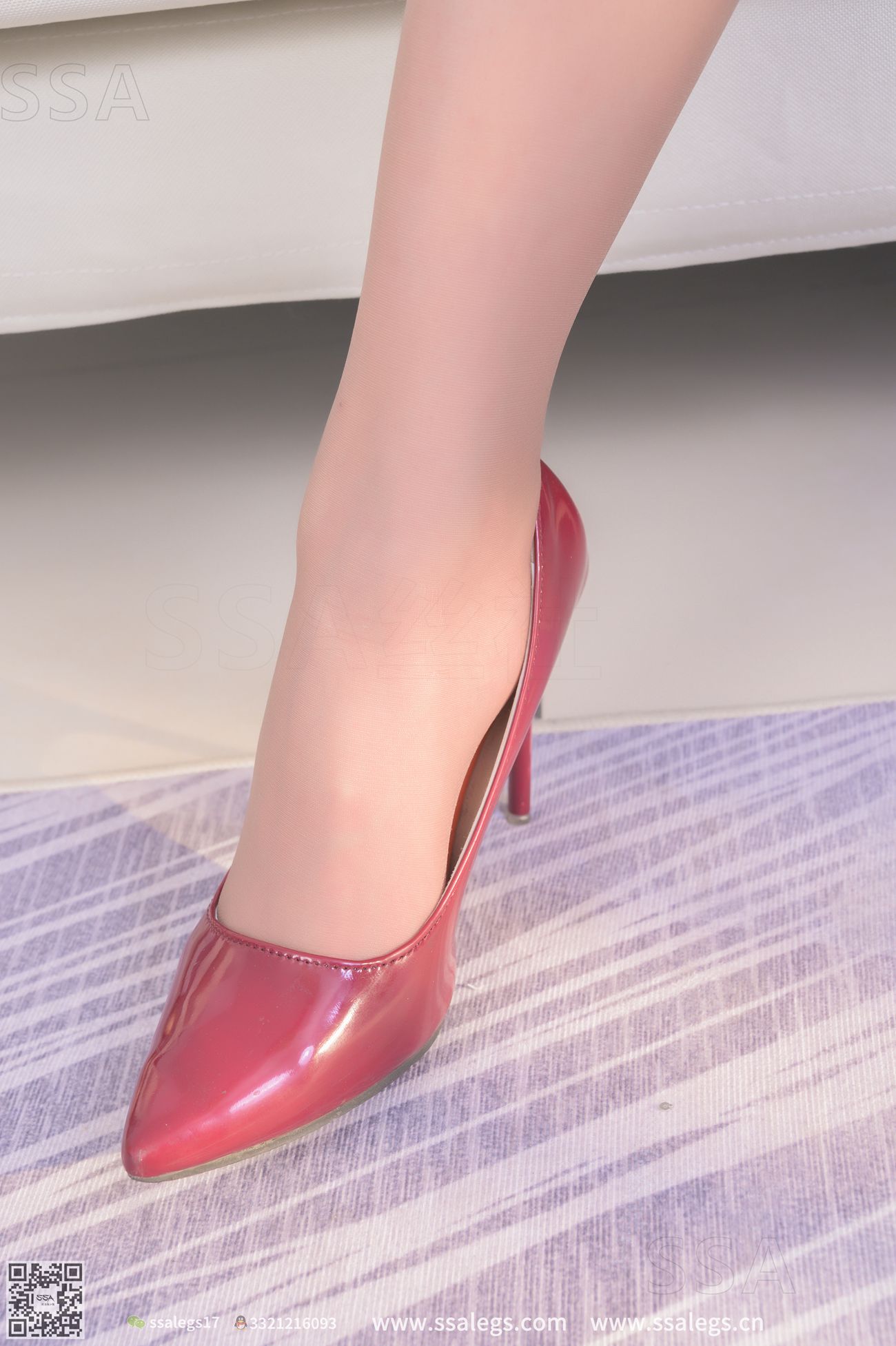 [SSA丝社]超清写真 NO.312 娜娜玉姐的红色高跟鞋咖啡丝美腿[148P]第29张