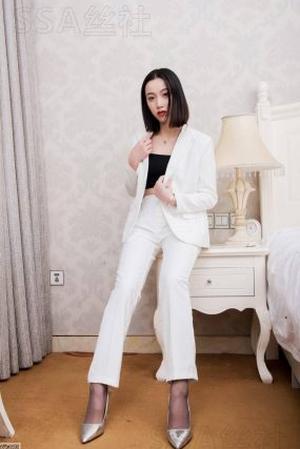 [SSA丝社] NO.065 大大 白色职业装裤里丝 在现浏览