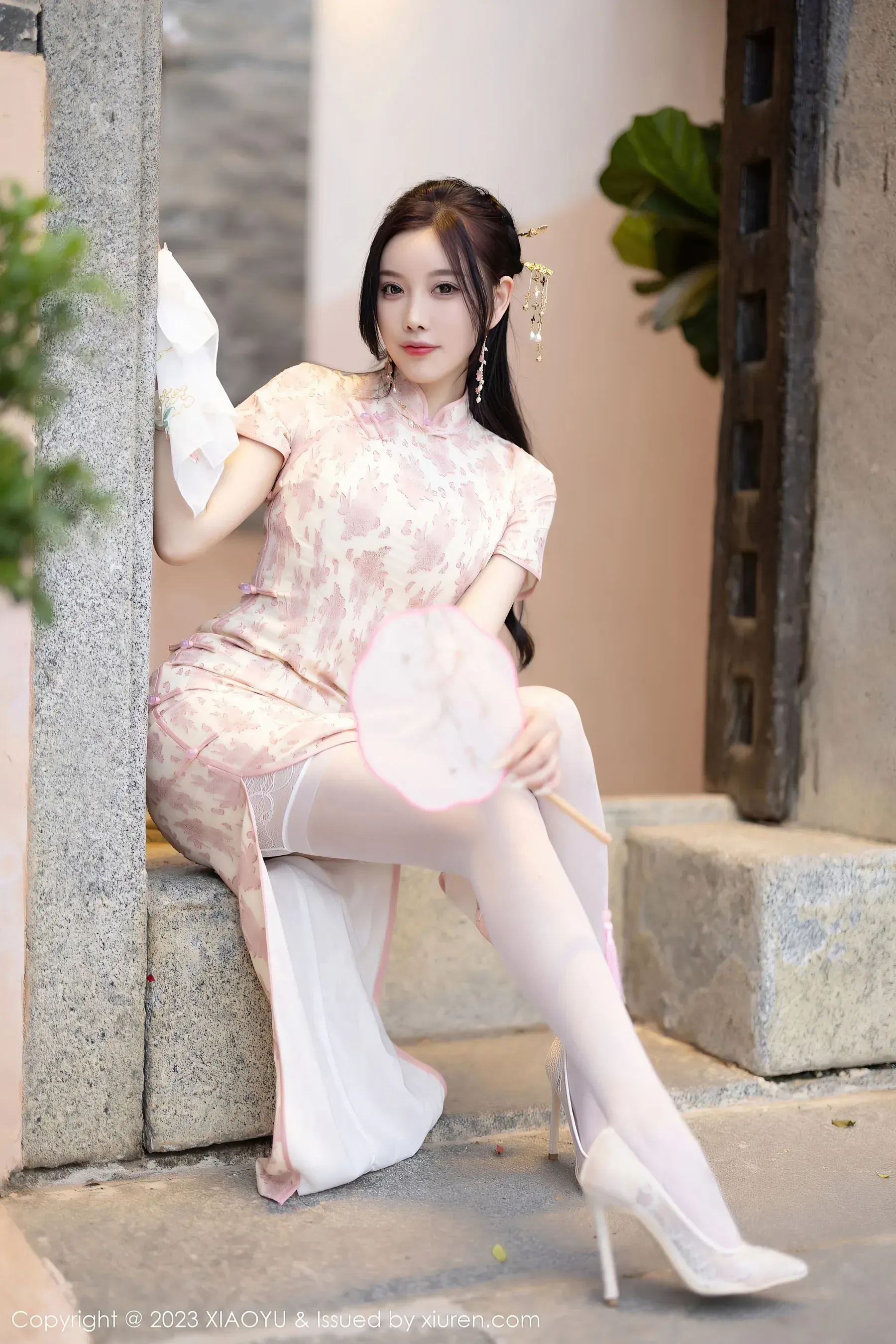 语画界 VOL.993 杨晨晨Yome 旗袍美腿第23张