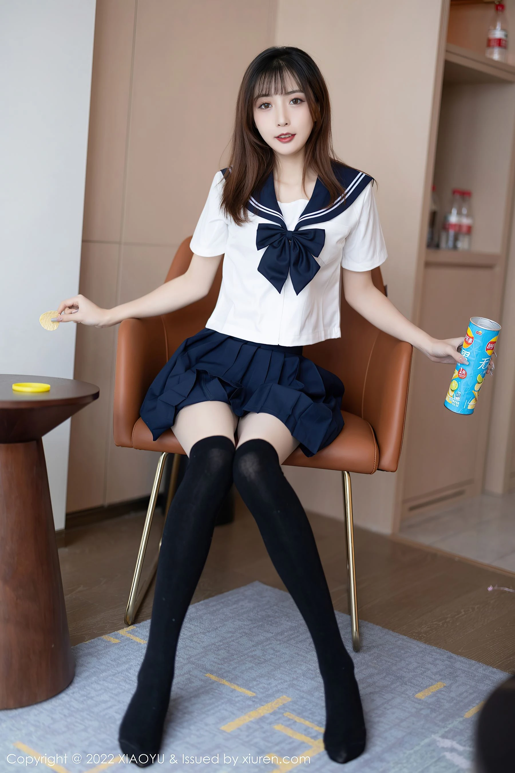 语画界 VOL.726 林星阑 美腿制服第22张