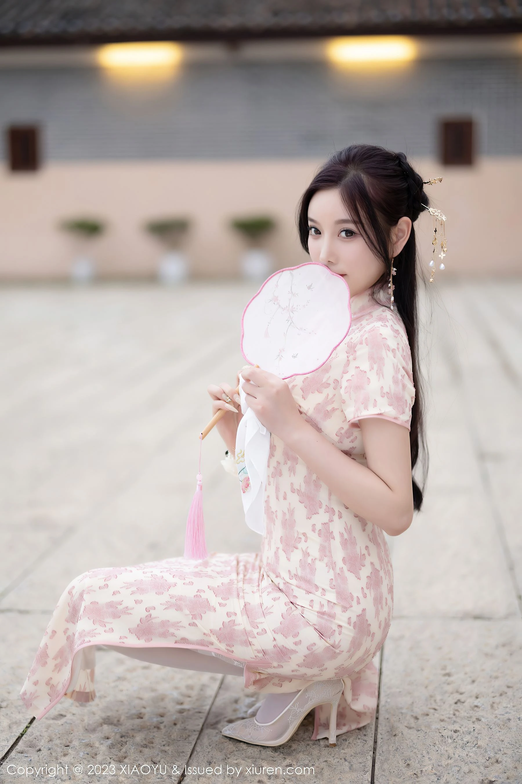 语画界 VOL.993 杨晨晨Yome 旗袍美腿第24张