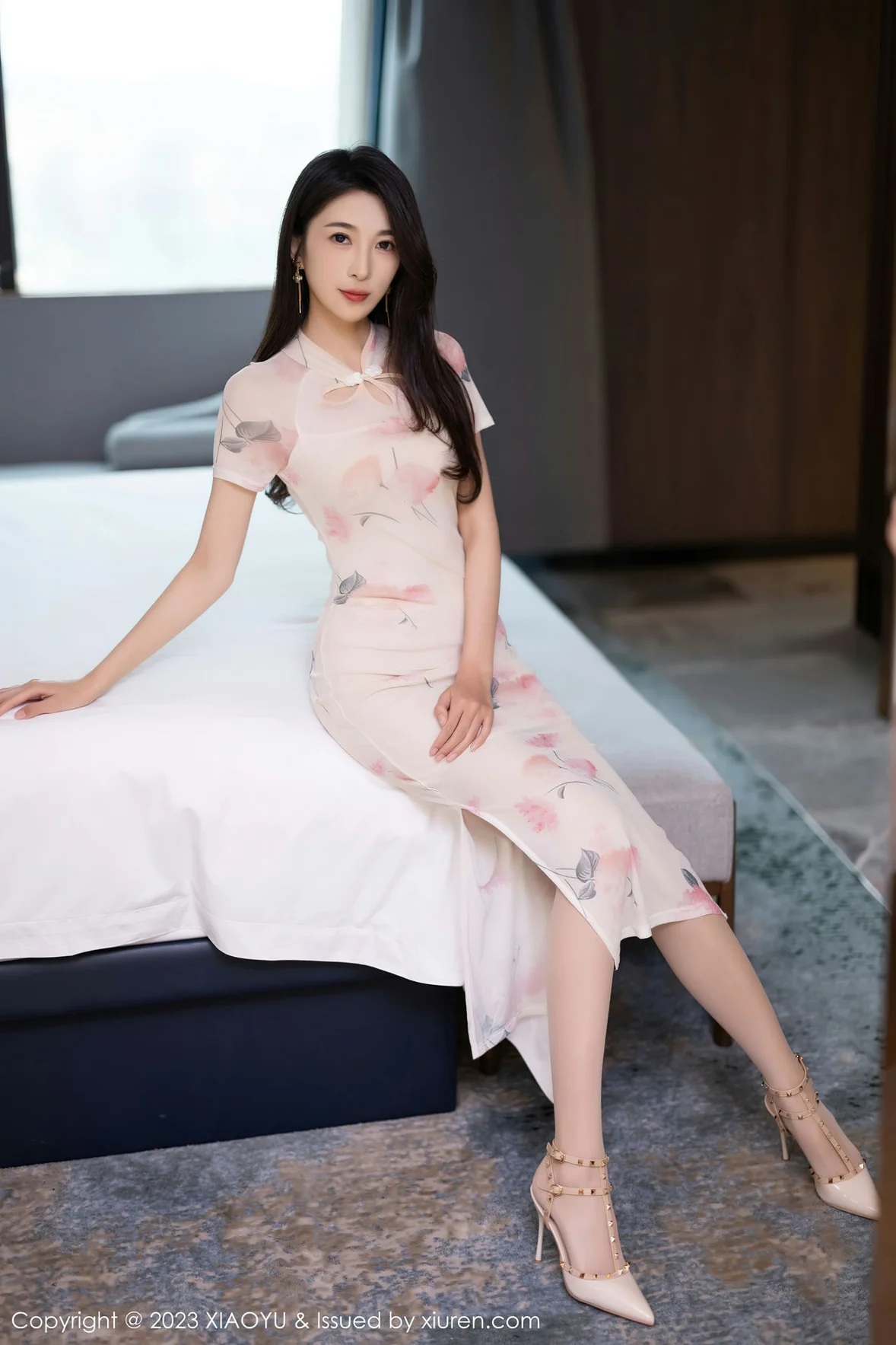  XIAOYU 语画 Vol.1093 林乐一 图案旗袍性感写真 [84P]第12张