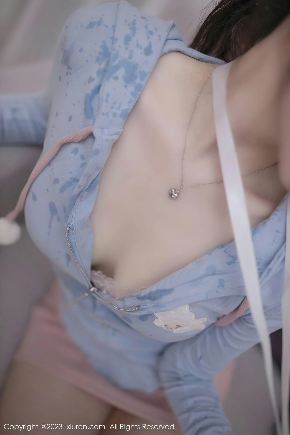  XiuRen 秀人 No.7120 鱼子酱Fish 浅粉色蕾丝内衣泰国旅拍 [81P]第3张