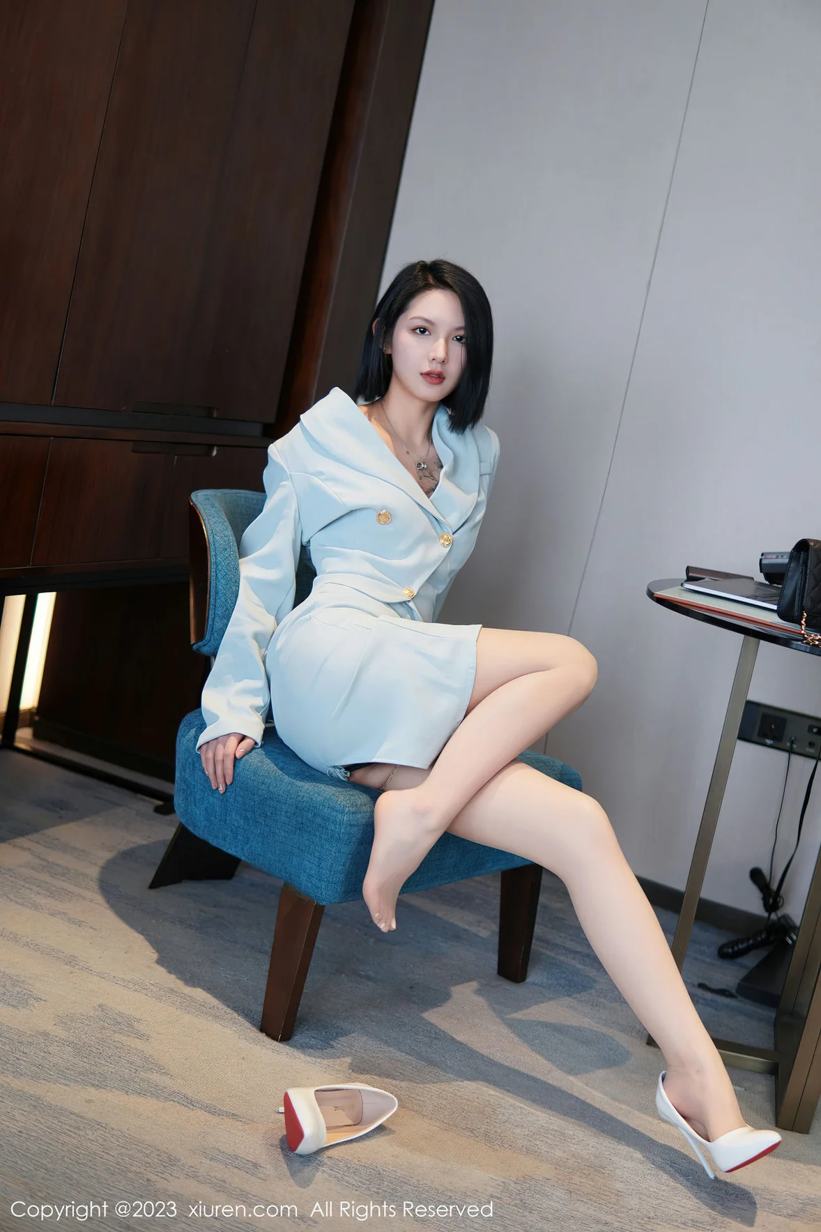  XiuRen 秀人 No.6885 乔一一 诱人原色丝袜性感写真 [75P]第7张