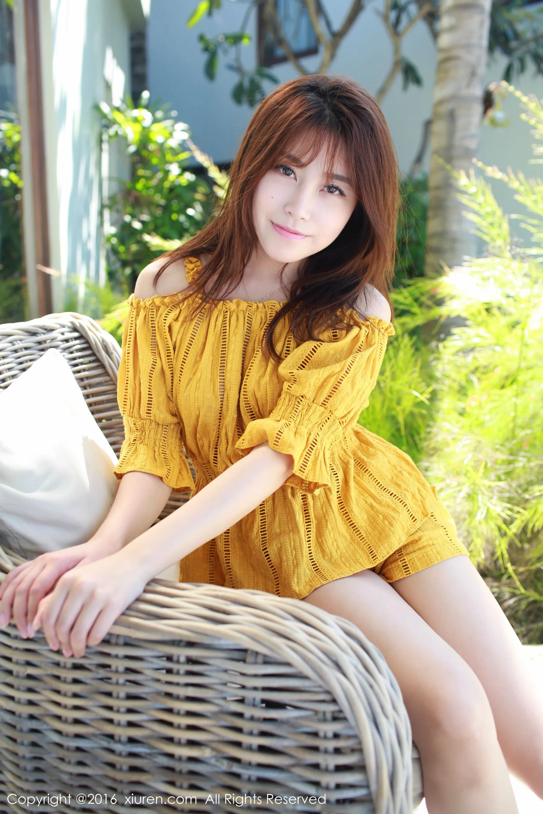 许诺Sabrina《巴厘岛旅拍》小清新系列 秀人网 No.542第6张