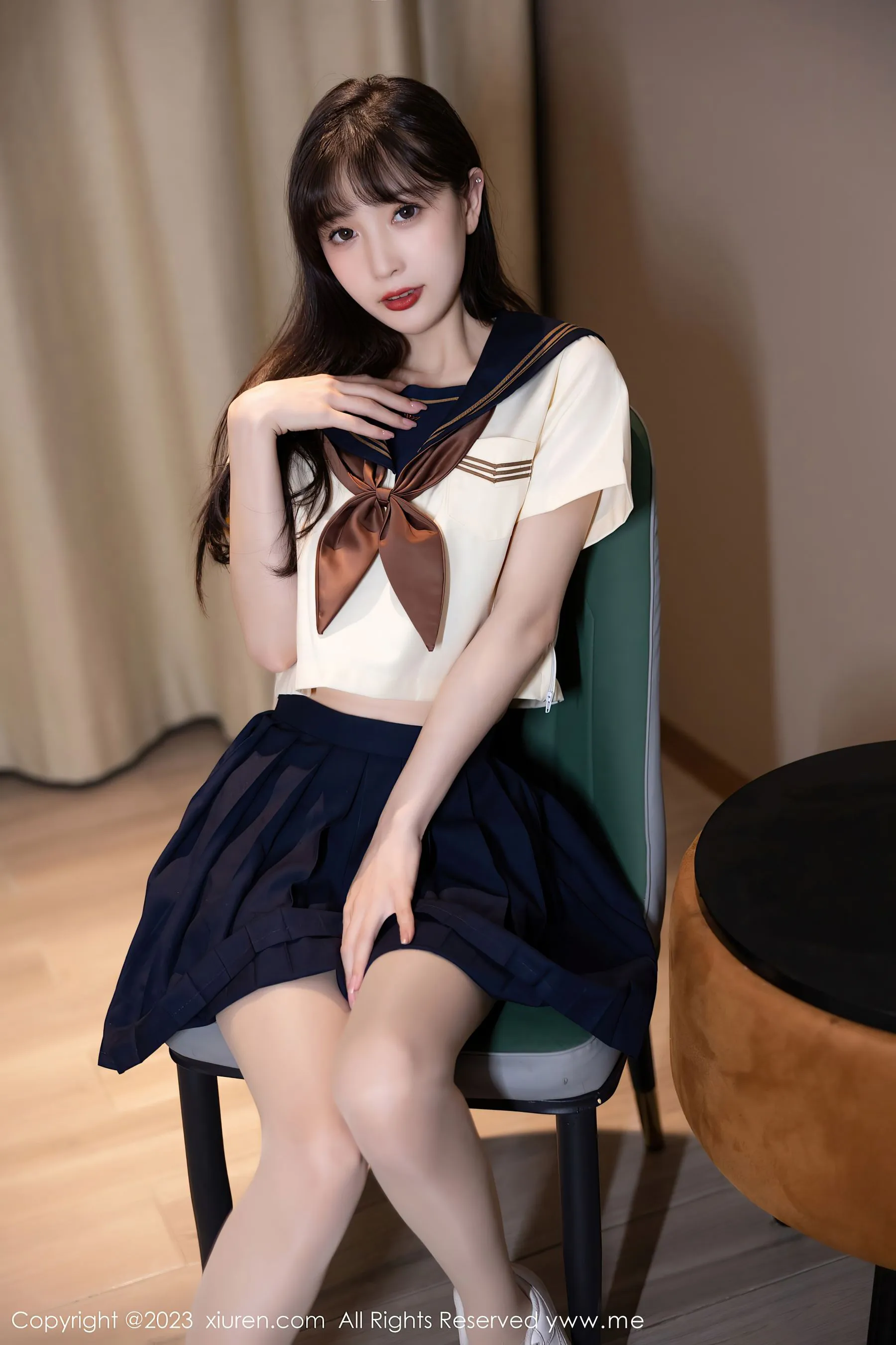  秀人网 No.6126 林星阑 制服美腿第22张