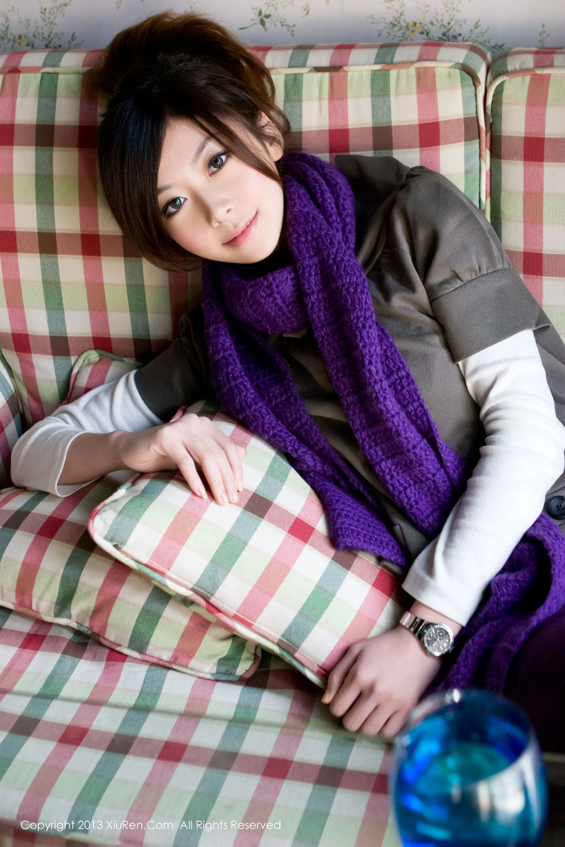  模特加菲《高挑的梦中情人》 秀人网 No.016第16张