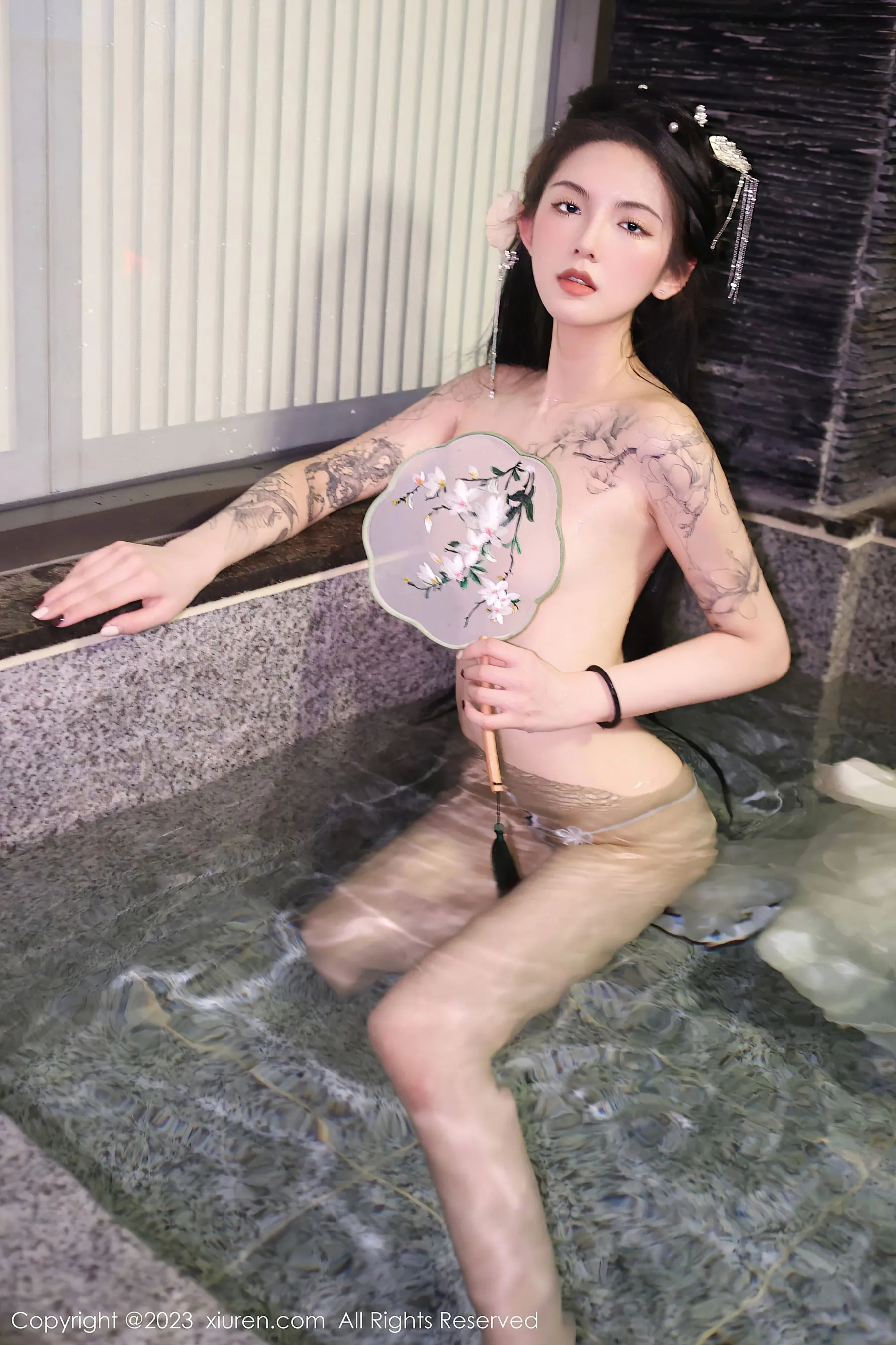  秀人网 No.6430 乔一一 古装美腿第10张