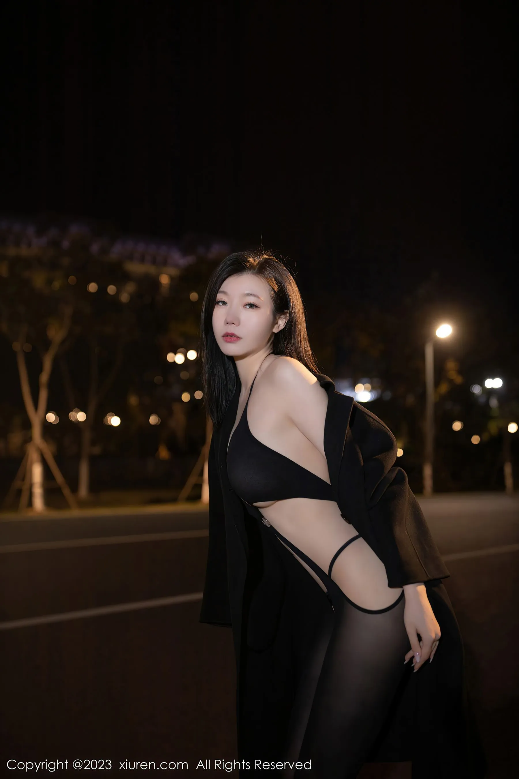  秀人网 No.6524 安然anran 黑丝美腿第23张