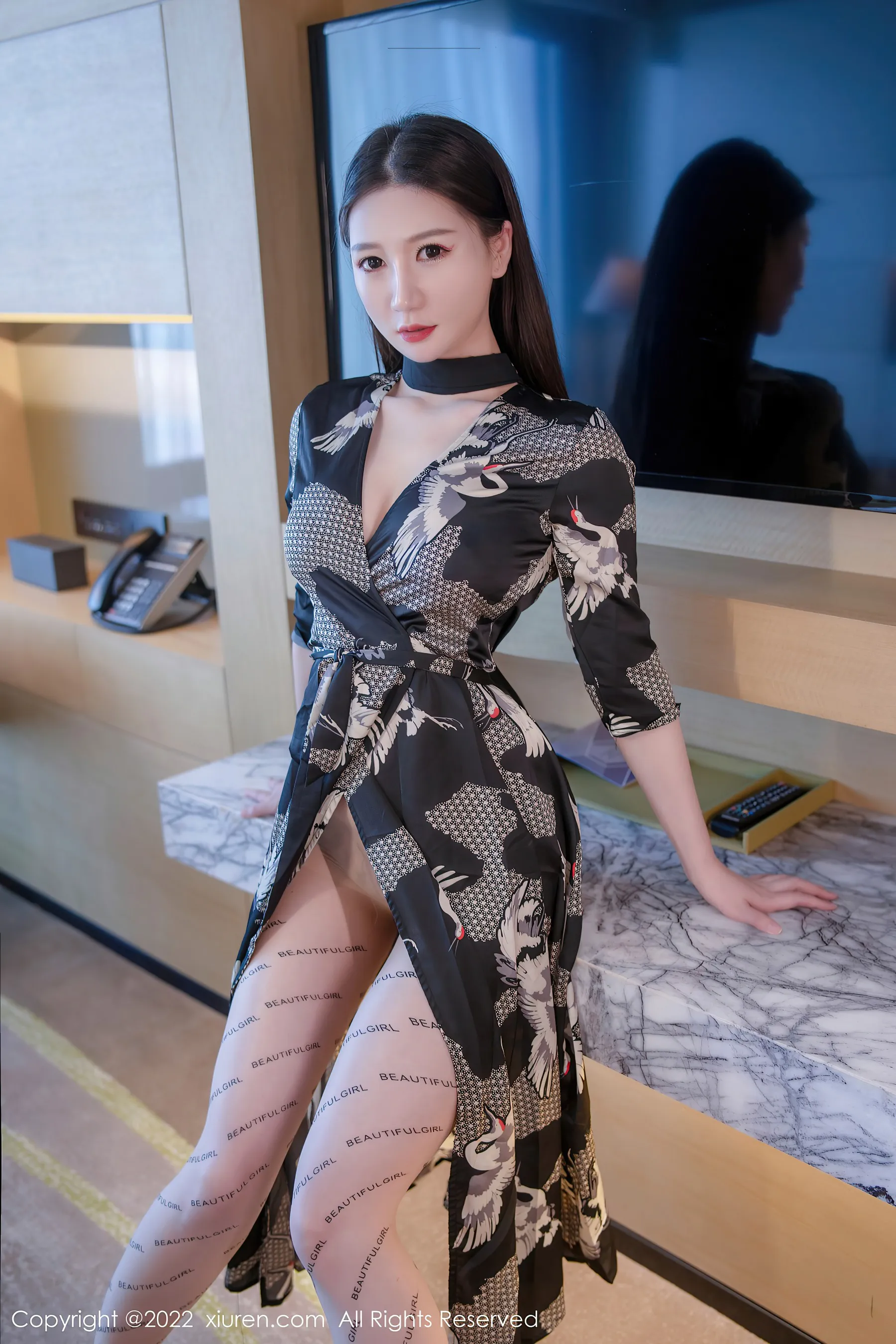  秀人网 No.4759 顾乔楠Cora 丝袜美臀肉感御姐第20张