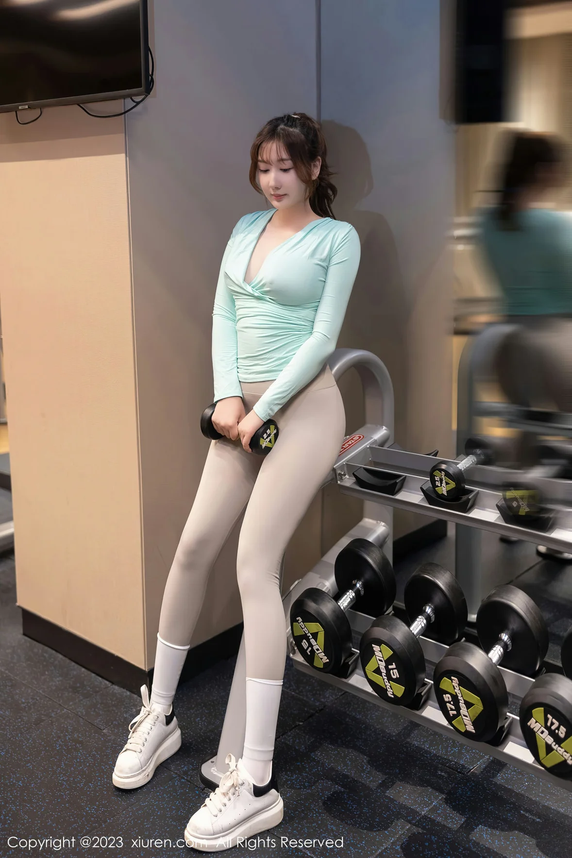  XiuRen 秀人 No.6801 江真真 运动瑜伽服性感写真 [82P]第11张