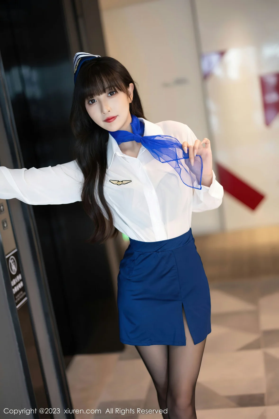  秀人网 No.7347 林星阑 空姐制服安吉旅拍 [84P]第2张