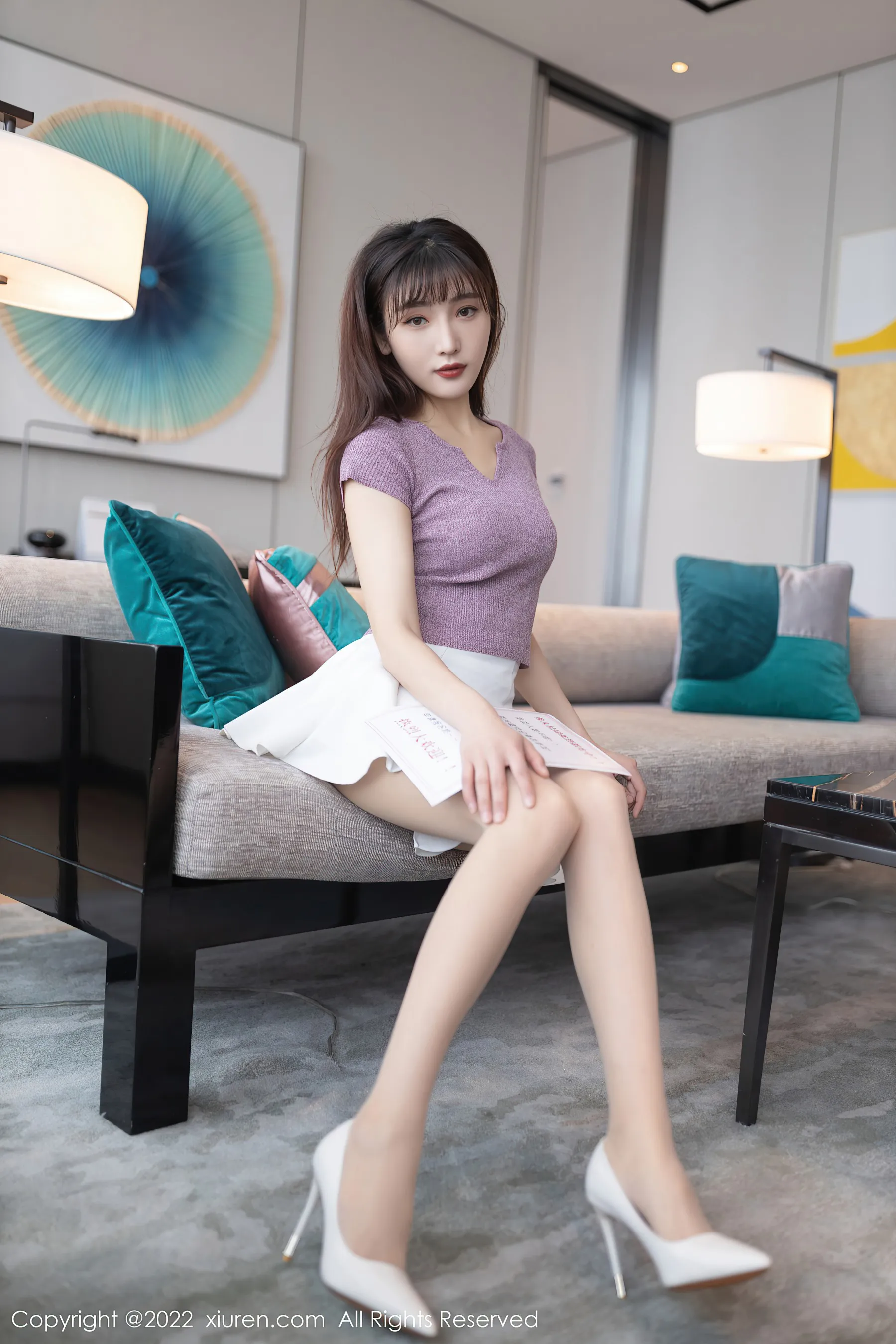  秀人网 No.4570 陆萱萱 清纯美腿大学生第26张