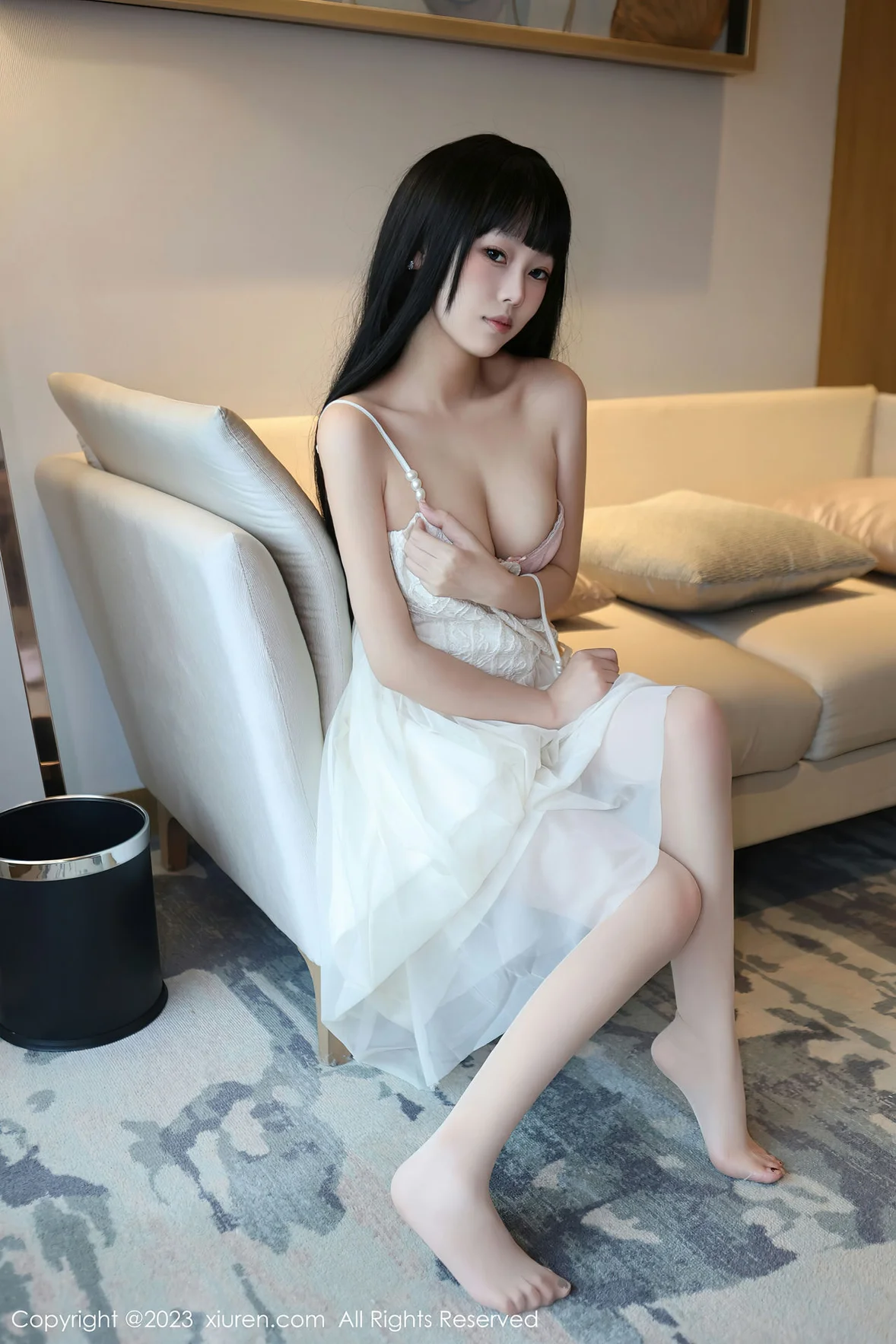  XiuRen 秀人 No.6828 早川京子 连衣长裙性感写真 [80P]第8张