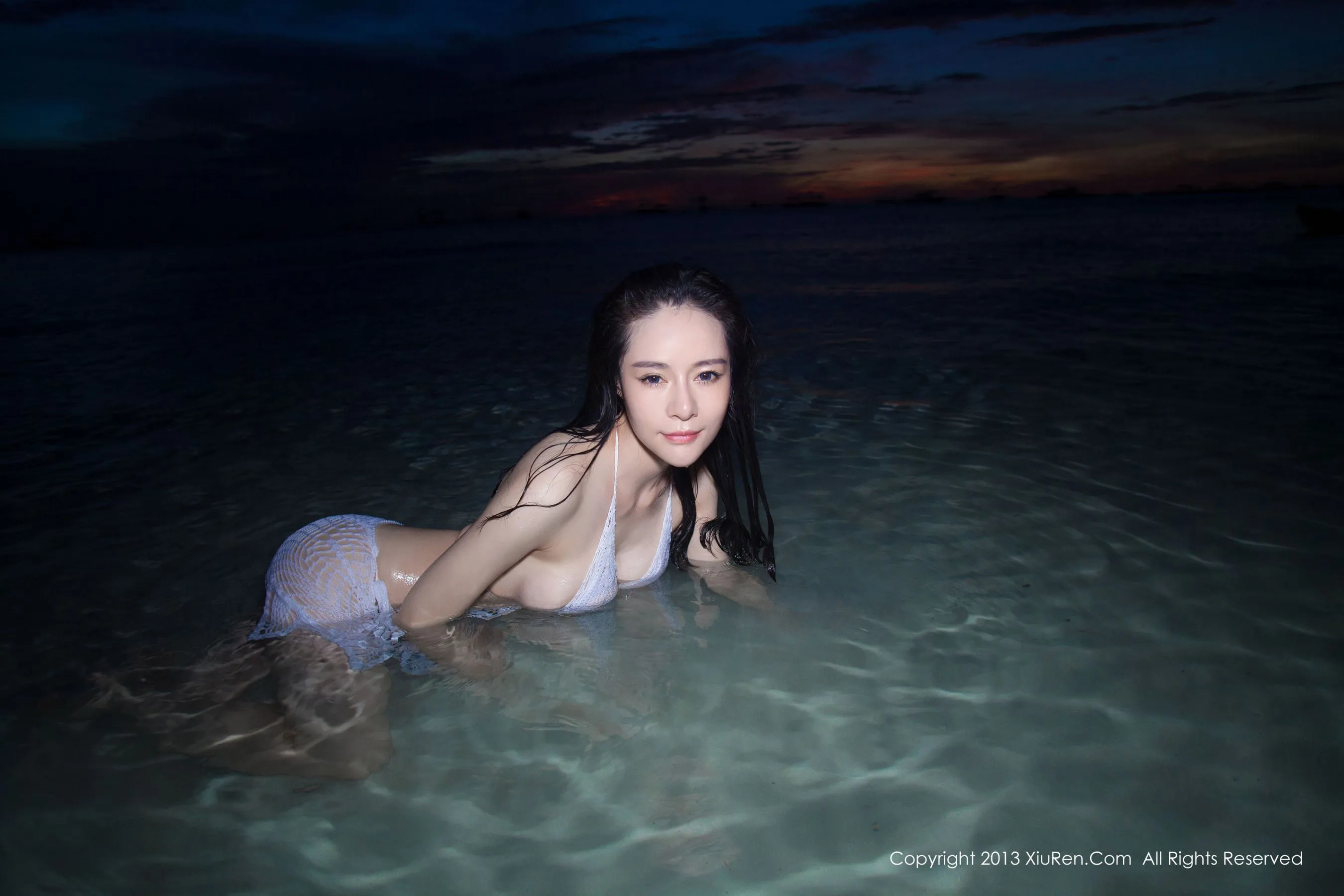 nancy小姿 &海边唯美比基尼系列 秀人网 No.069第20张