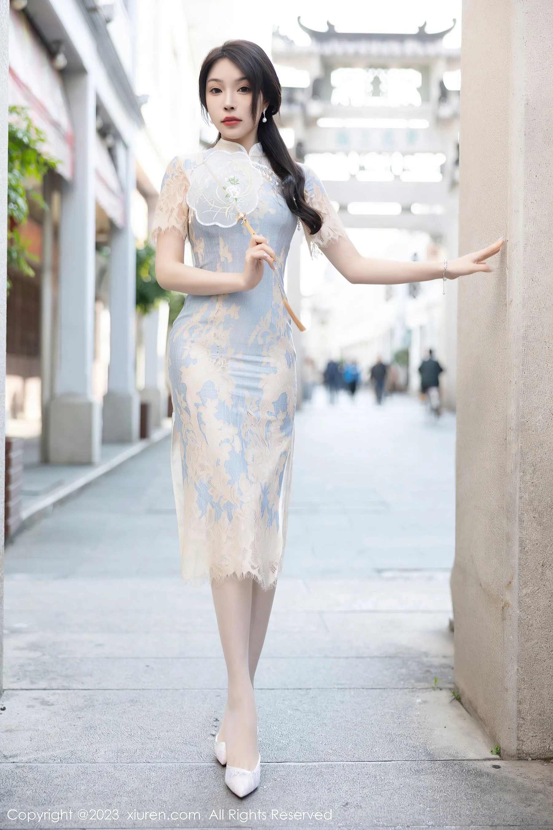  秀人网 No.6434 徐莉芝Booty 旗袍美腿第23张