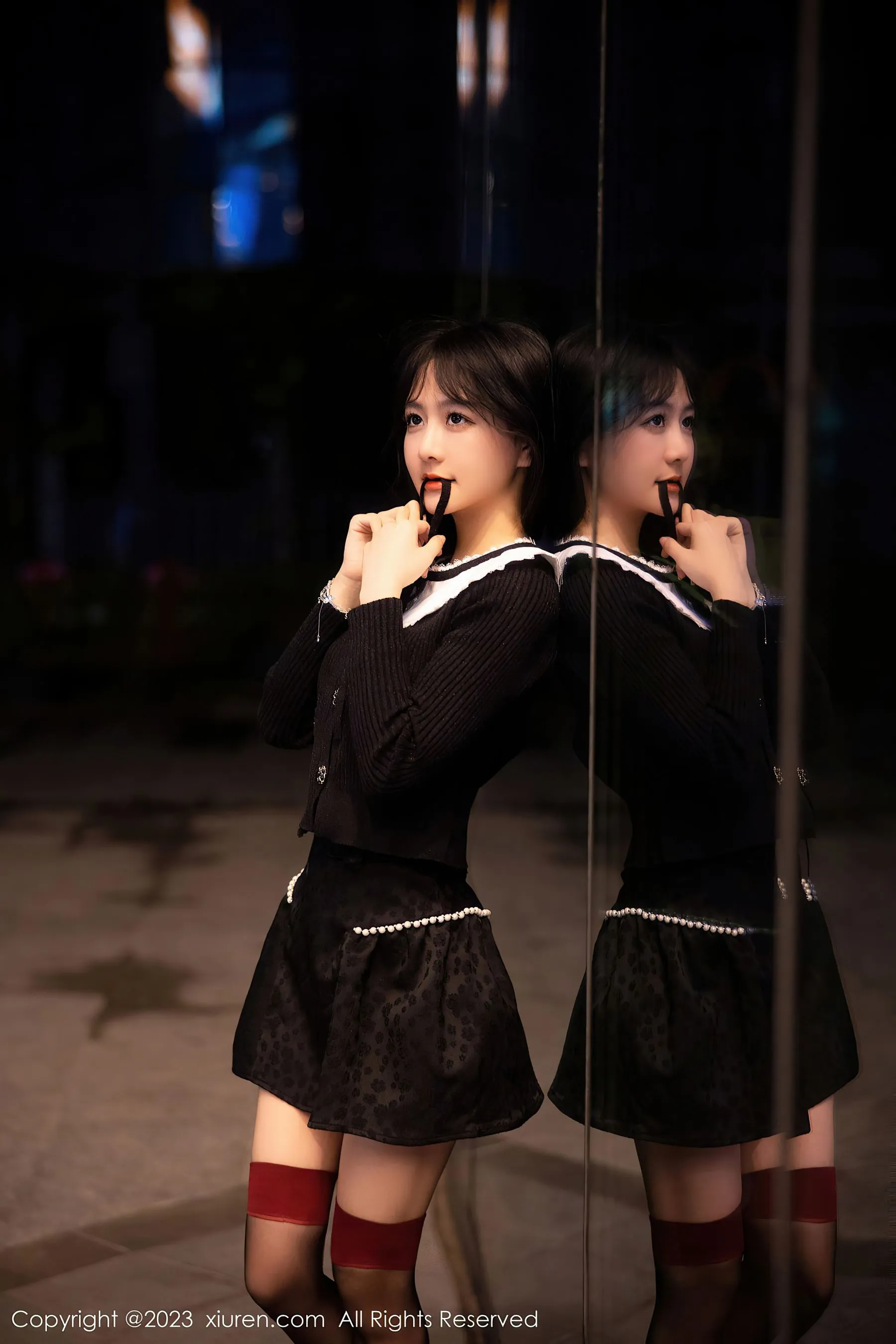  秀人网 No.6724 幼幼 黑丝美腿第24张