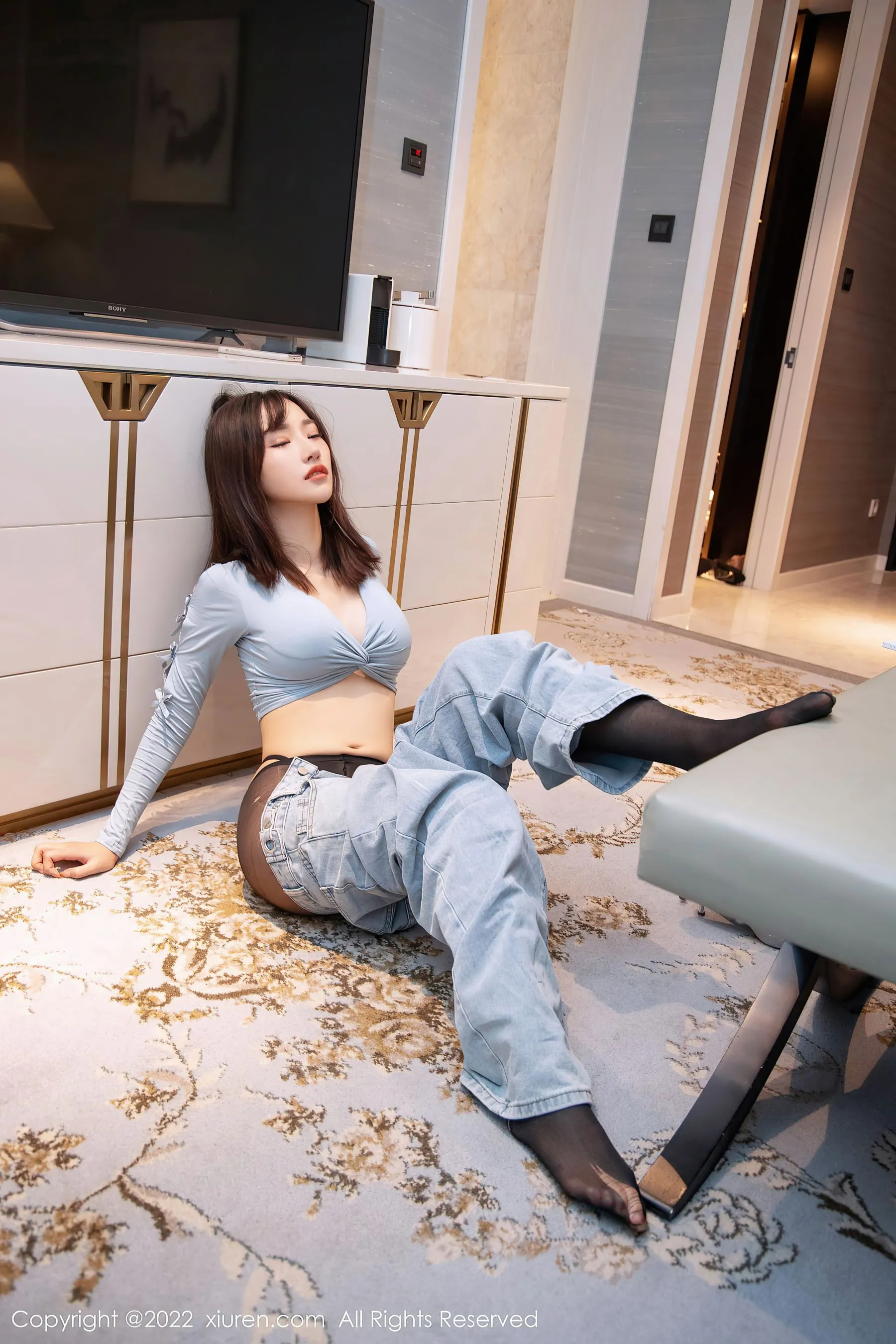  秀人网 No.5097 西门小玉 牛仔裤美腿第7张