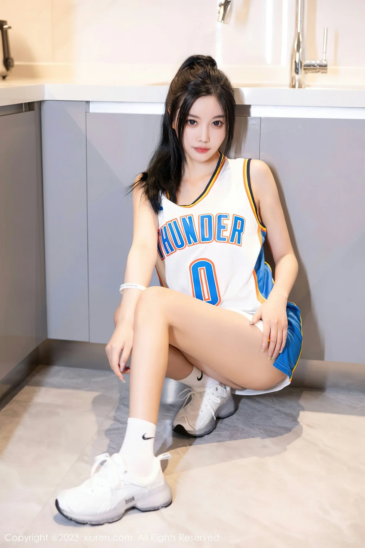  XiuRen 秀人 No.7304 杨晨晨Yome 白色运动服浙江安吉旅拍 [87P]第3张