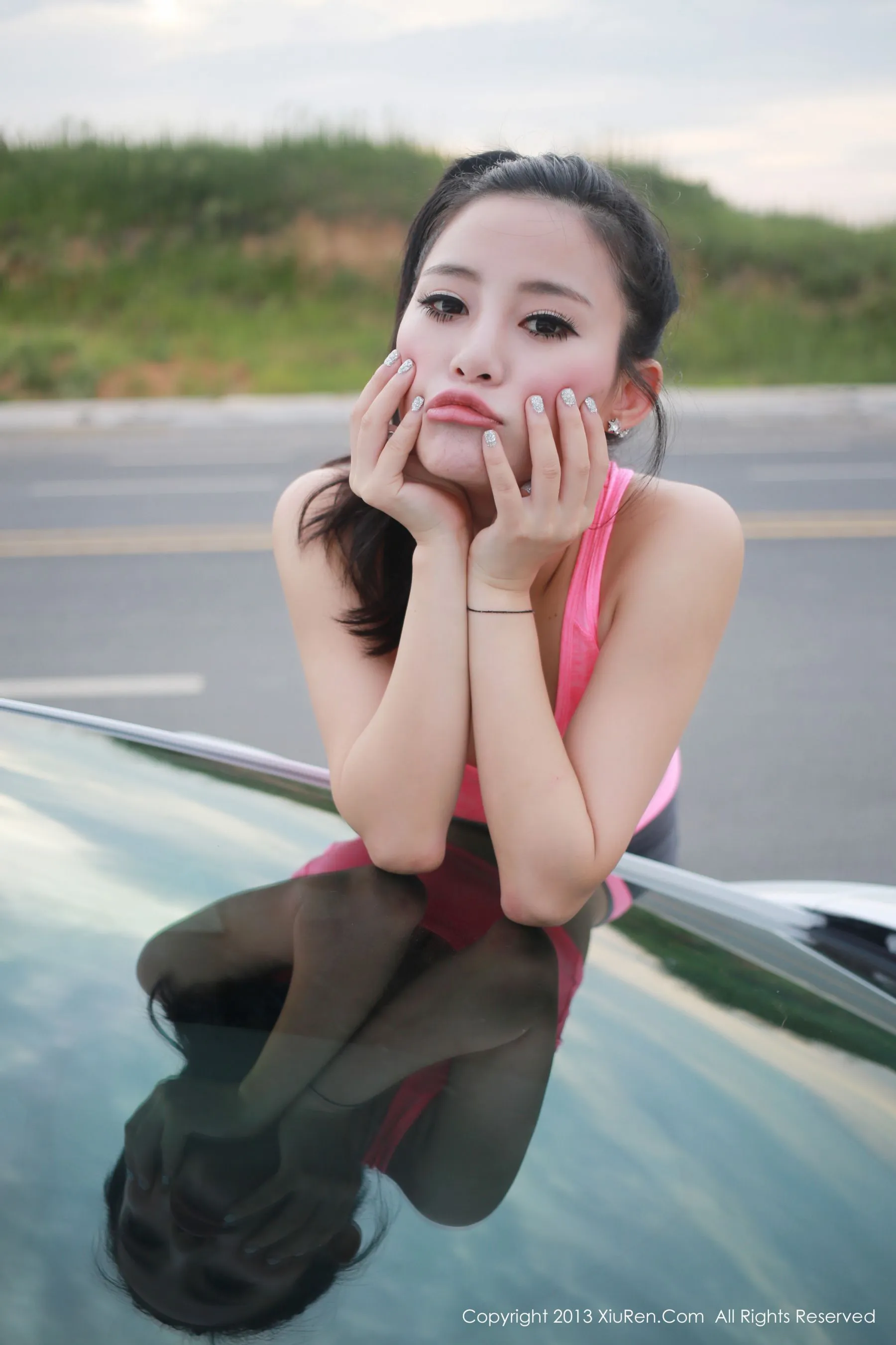 易欣viya《火辣狂野的妹子》 秀人网 No.027第7张