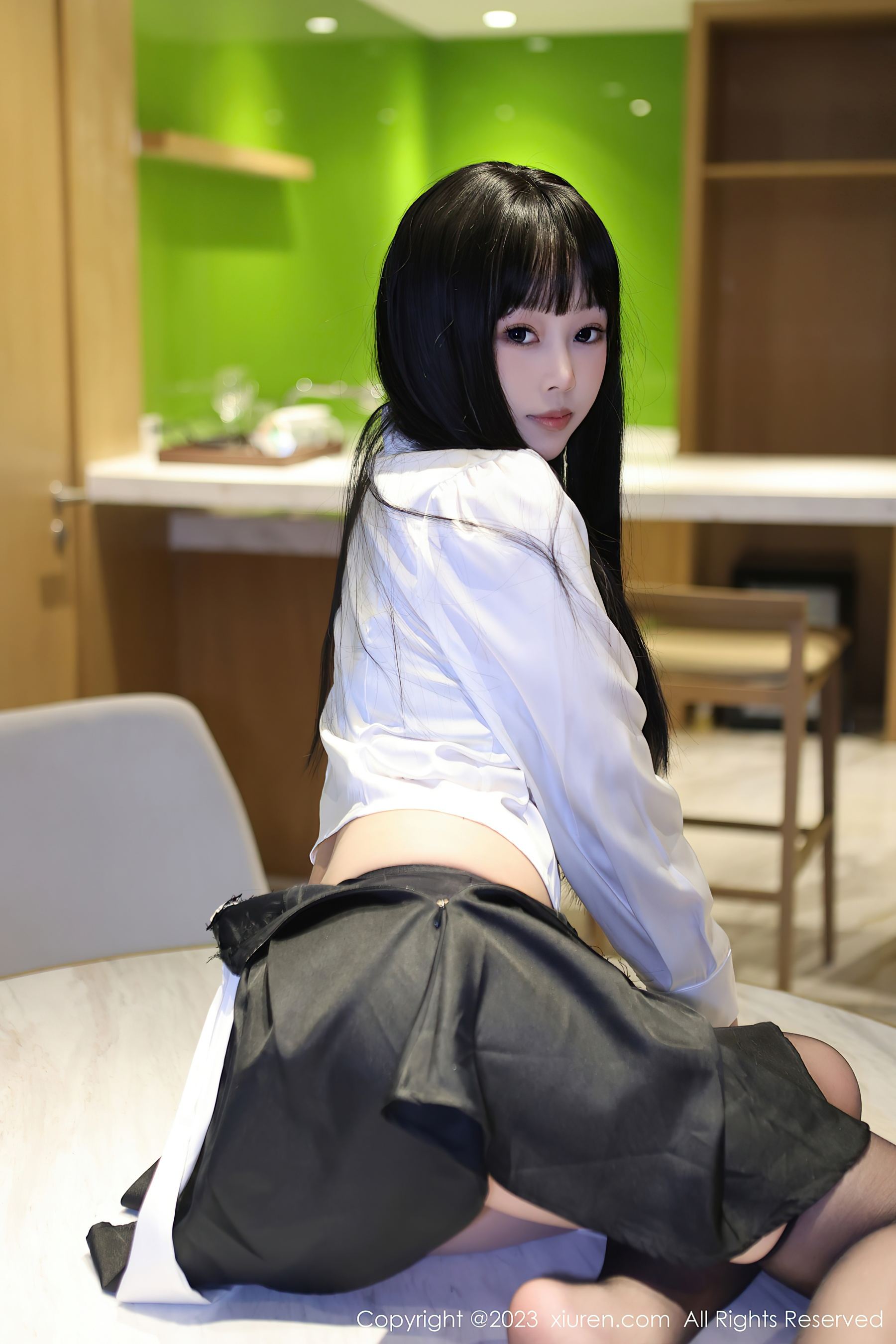  秀人网 No.6685 早川京子 黑丝美腿第26张