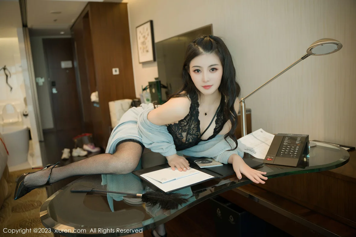  XiuRen 秀人 No.7107 柒喜小baby 蕾丝情趣性感写真 [57P]第7张