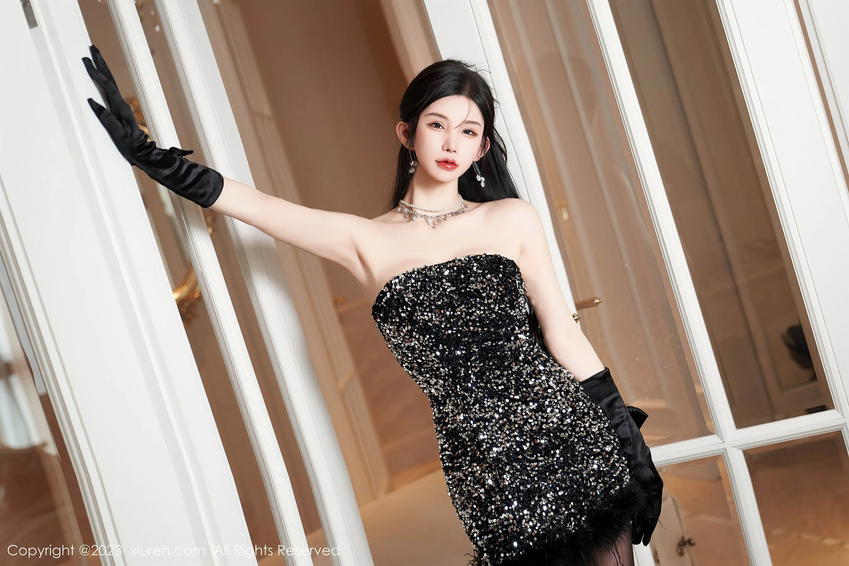  秀人网 No.6771 周于希Sally 美臀黑丝第5张