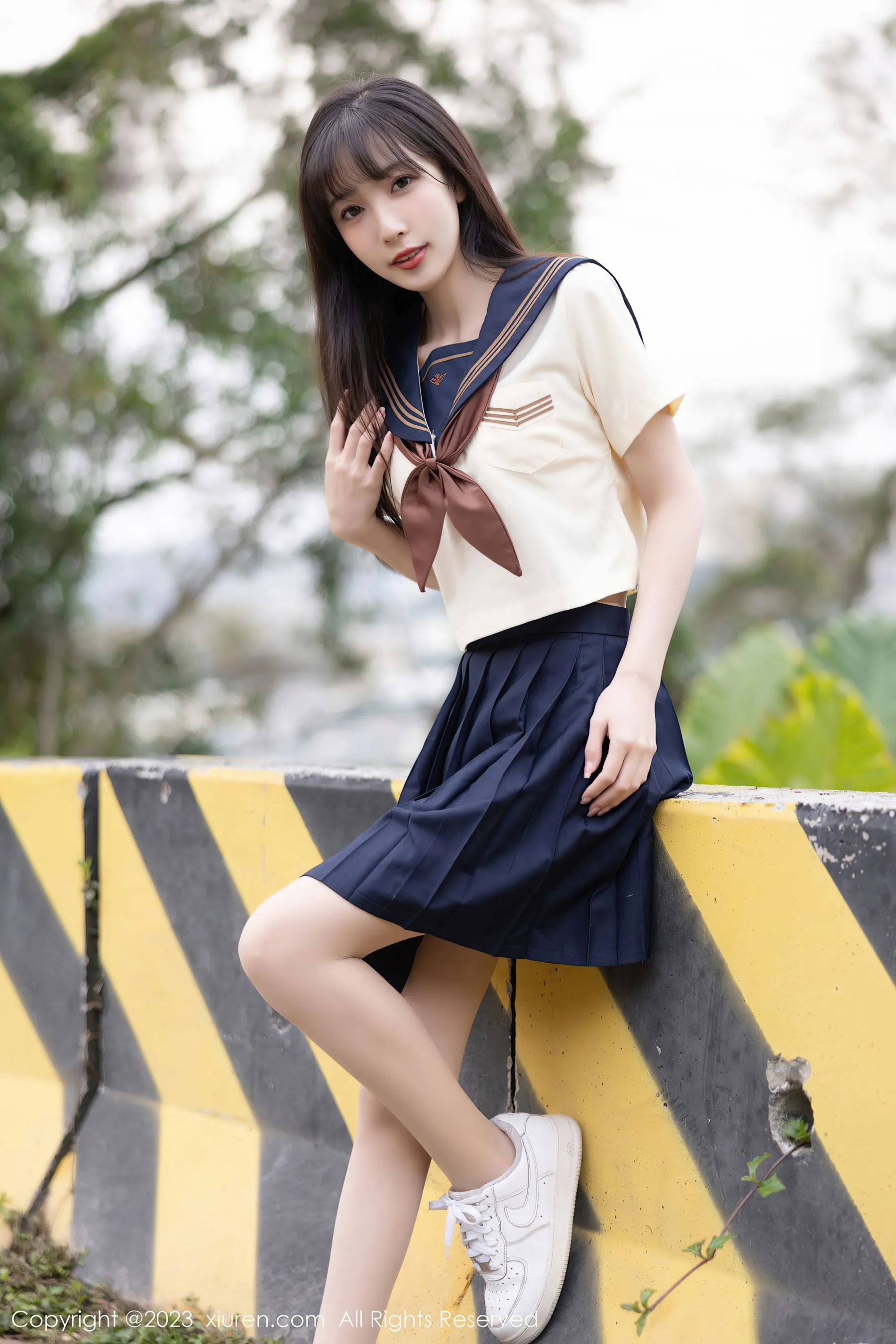  秀人网 No.6126 林星阑 制服美腿第16张