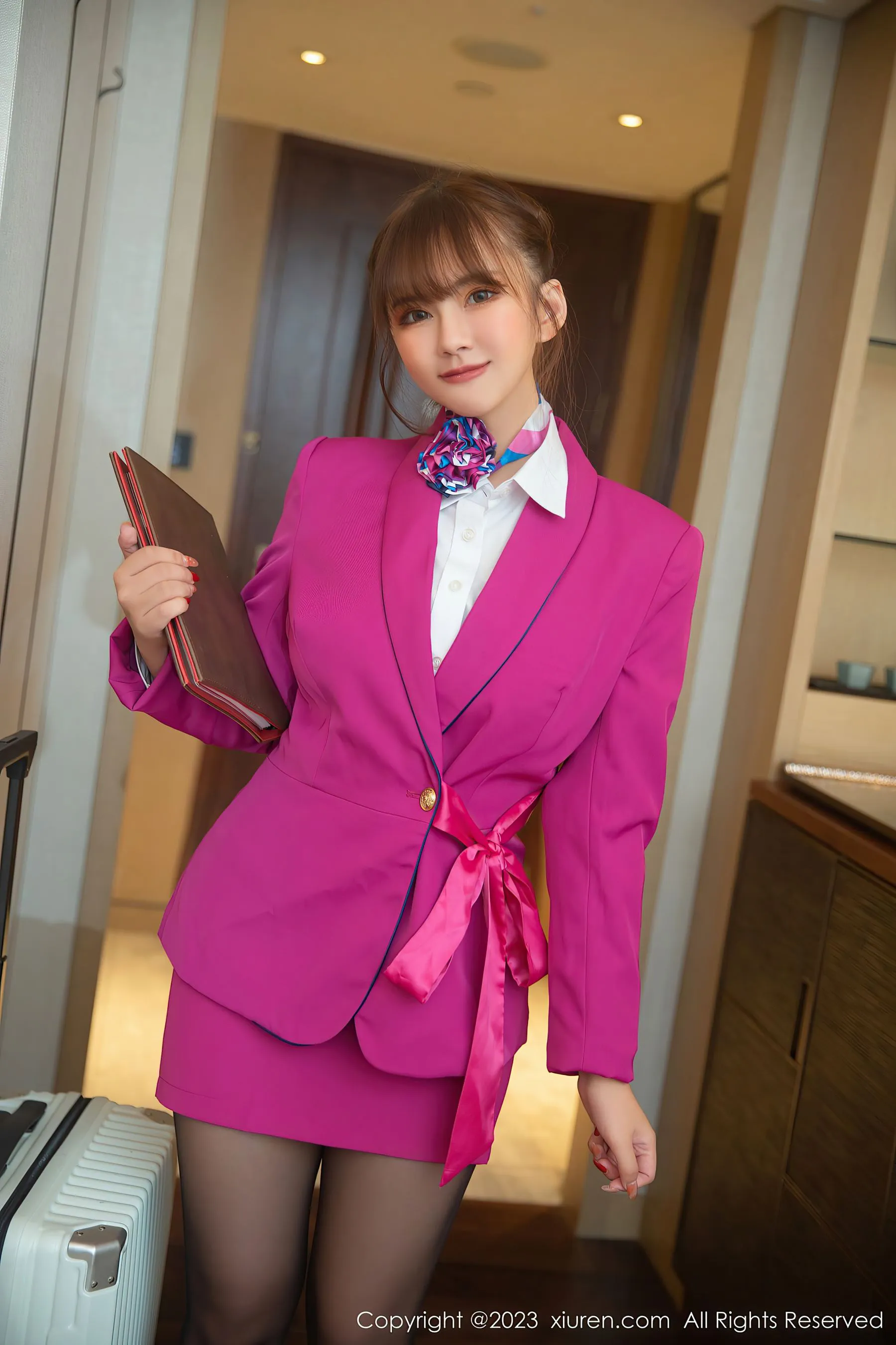  秀人网 No.6318 张思允Nice 黑丝美臀第24张