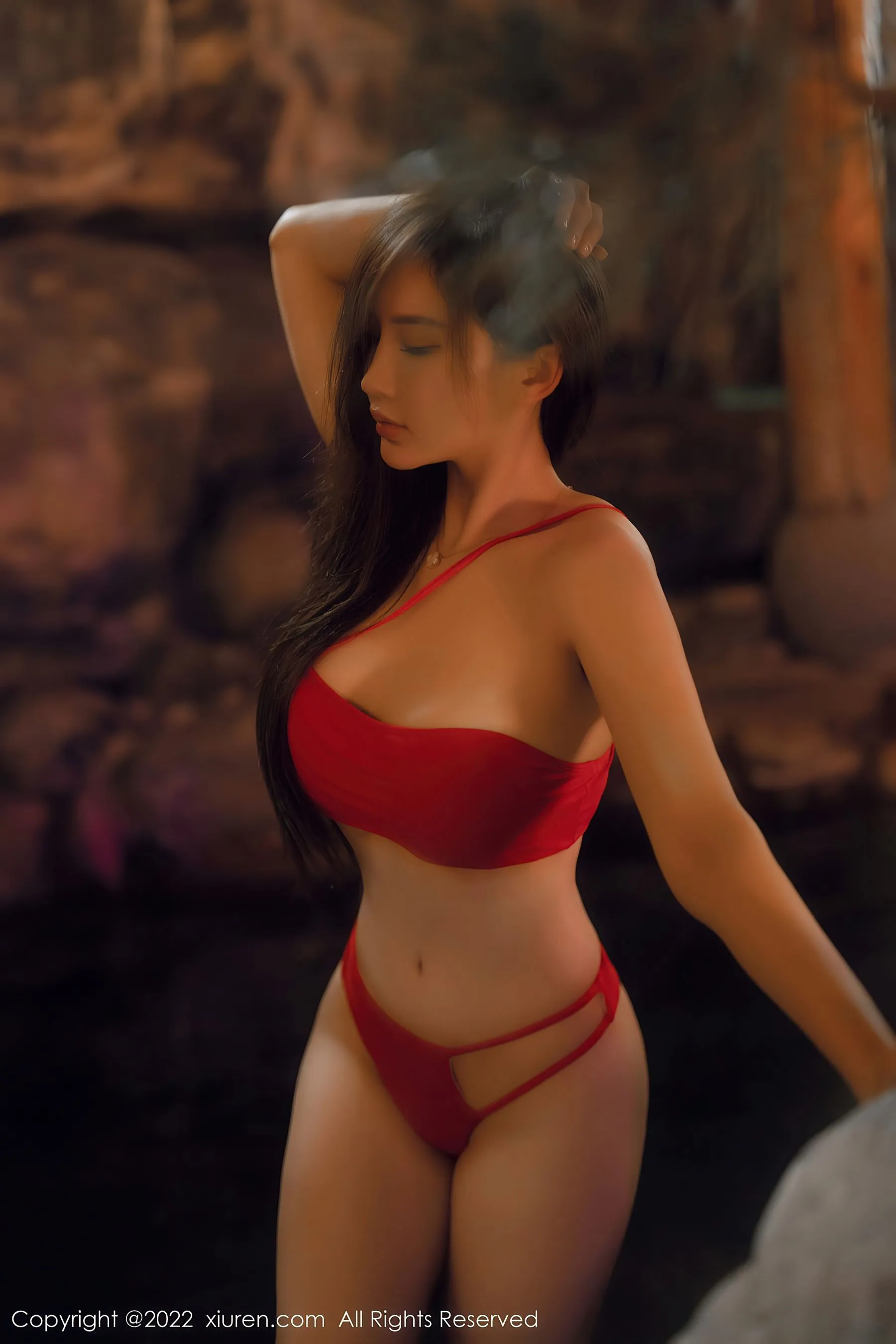  秀人网 No.6014 Carol周妍希 温泉写真第13张