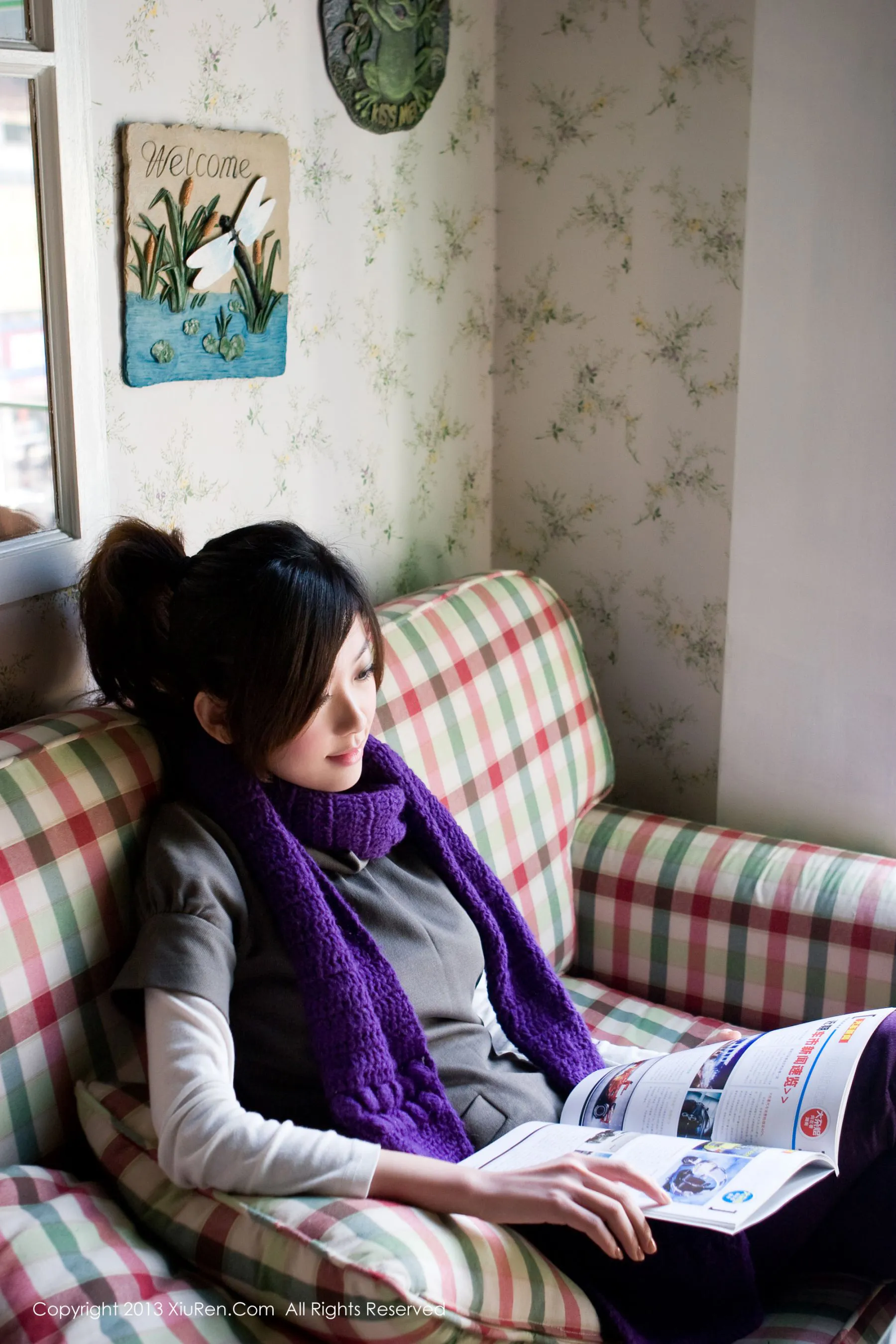  模特加菲《高挑的梦中情人》 秀人网 No.016第16张