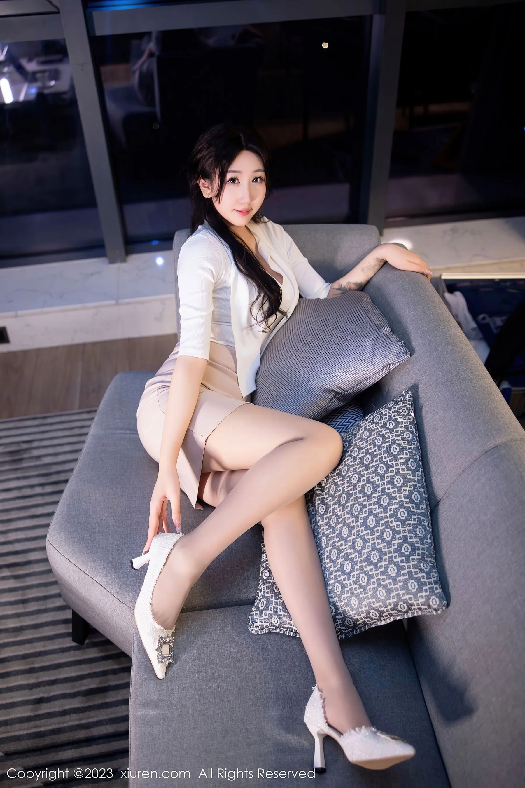  秀人网 No.6207 江真真 妩媚美腿第37张