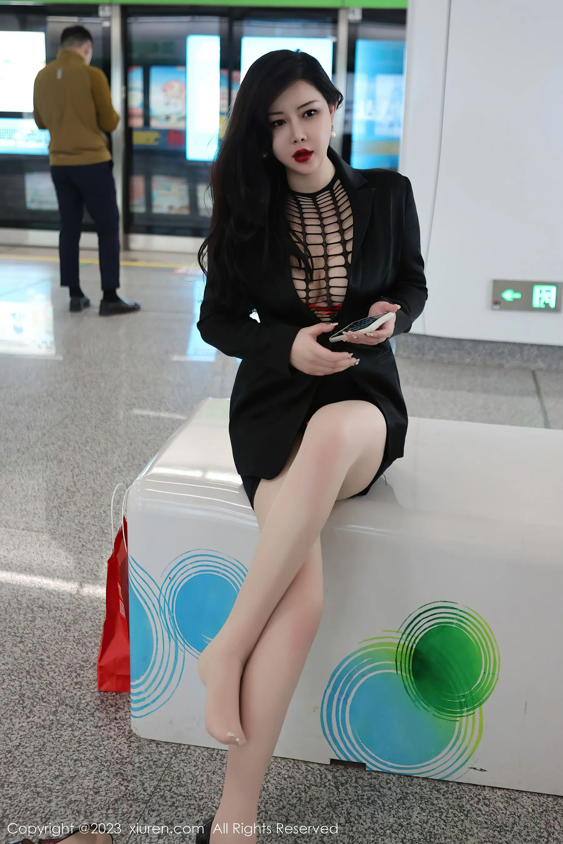  秀人网 No.6421 王婉悠Queen 丝袜OL第21张