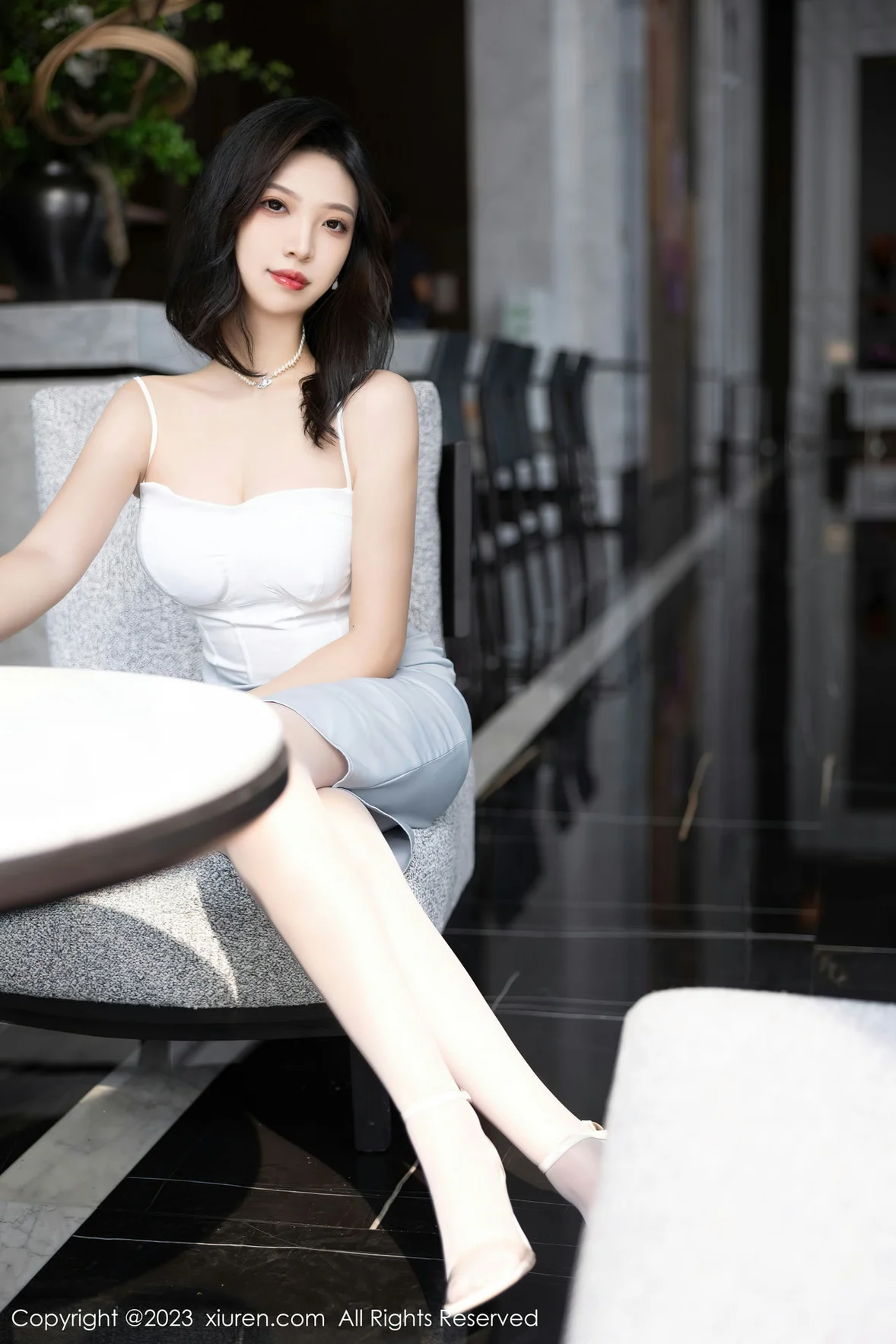  XiuRen 秀人 No.6898 郑颖姗Bev 白色蕾丝内衣性感写真 [83P]第1张