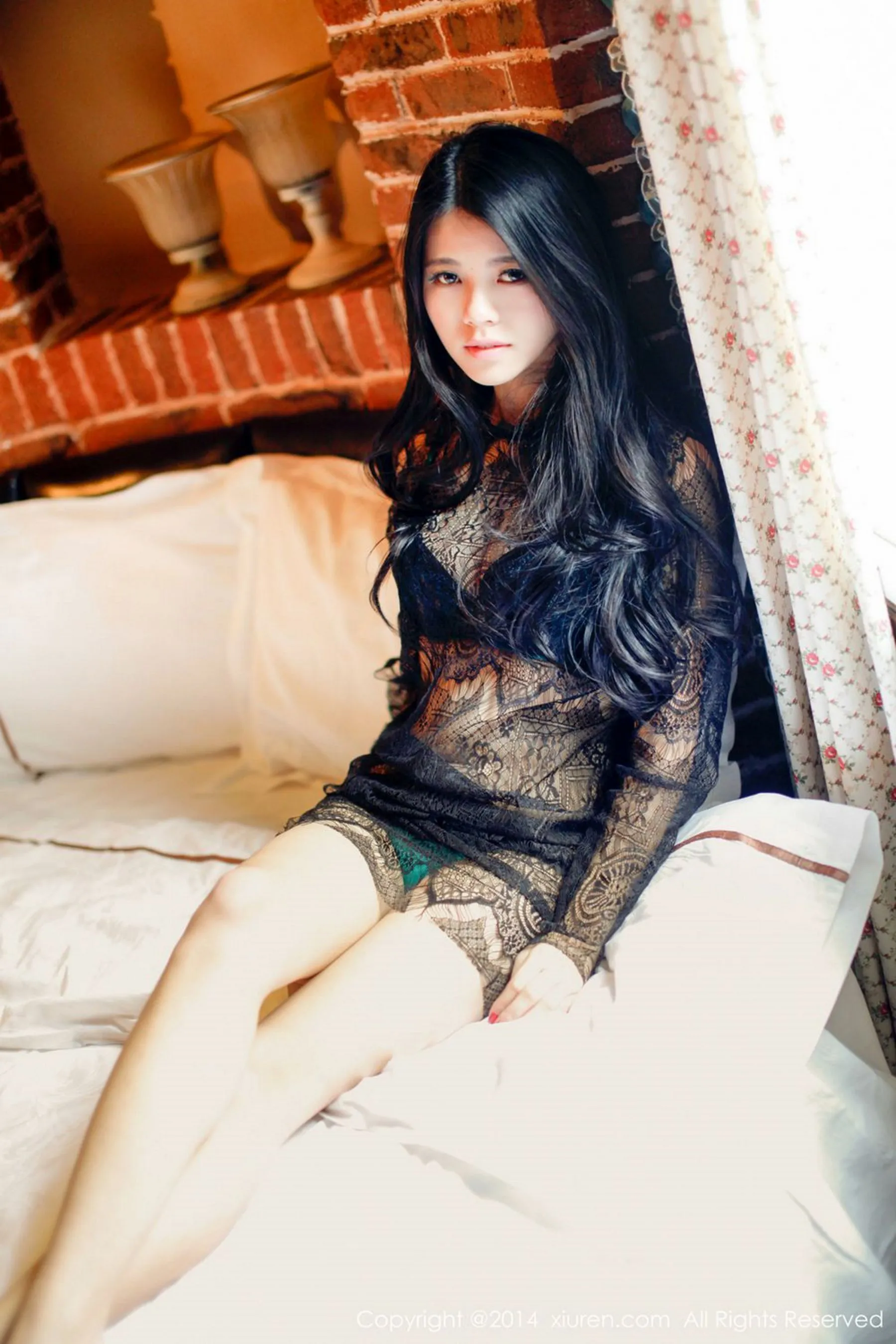  欧阳妮娜娜《透视蕾丝系列》 秀人网 No.265第15张