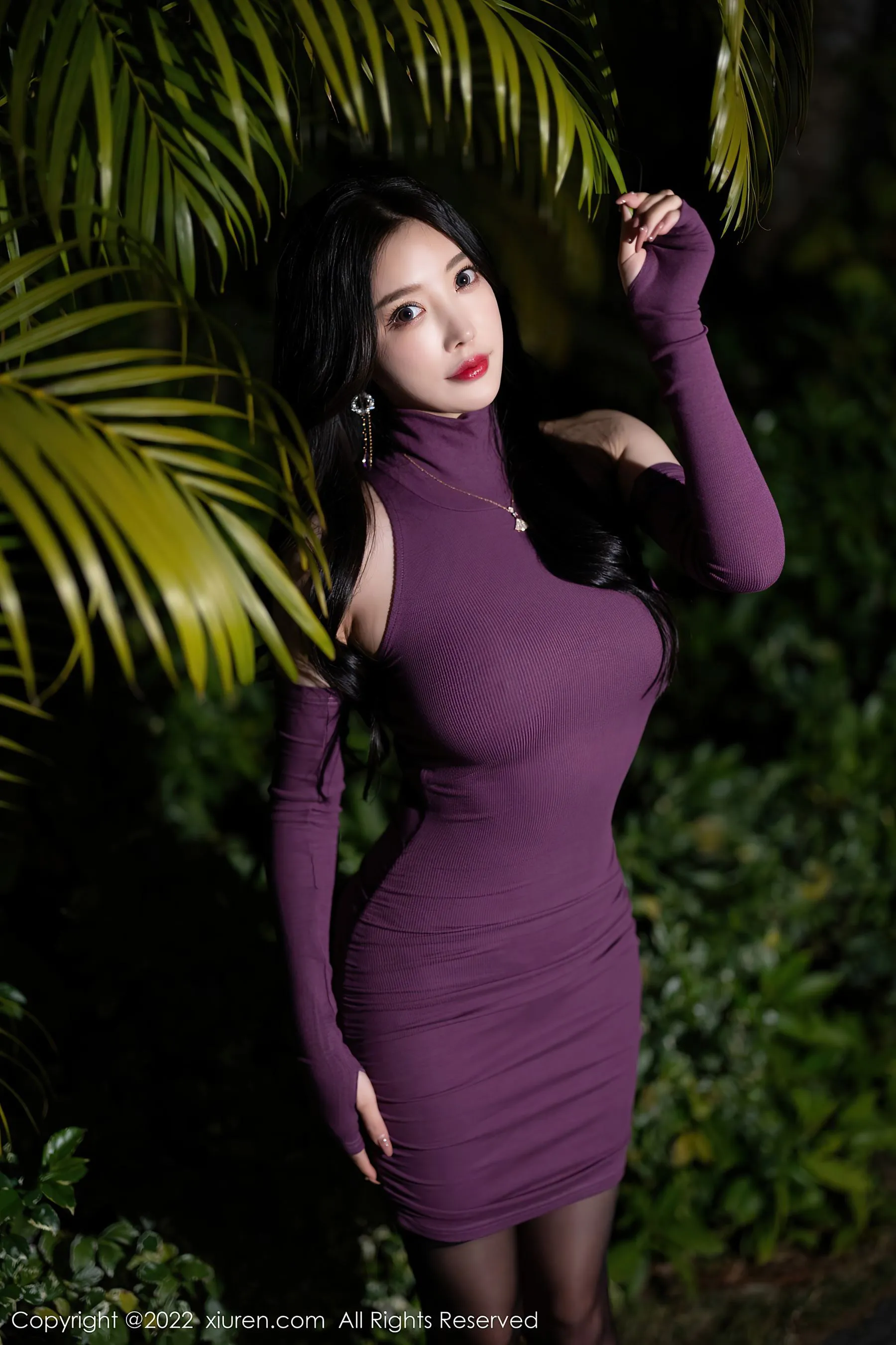  秀人网 No.4989 杨晨晨Yome 黑丝美臀第21张