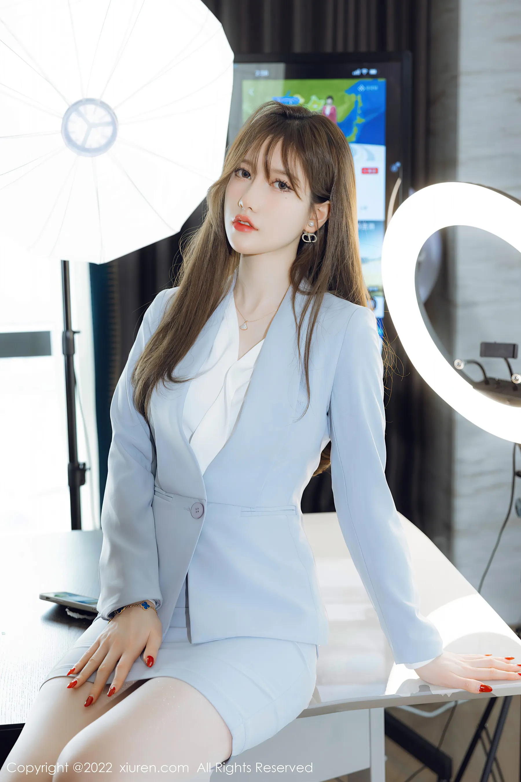  秀人网 No.4658 美桃酱 丝袜美臀第5张