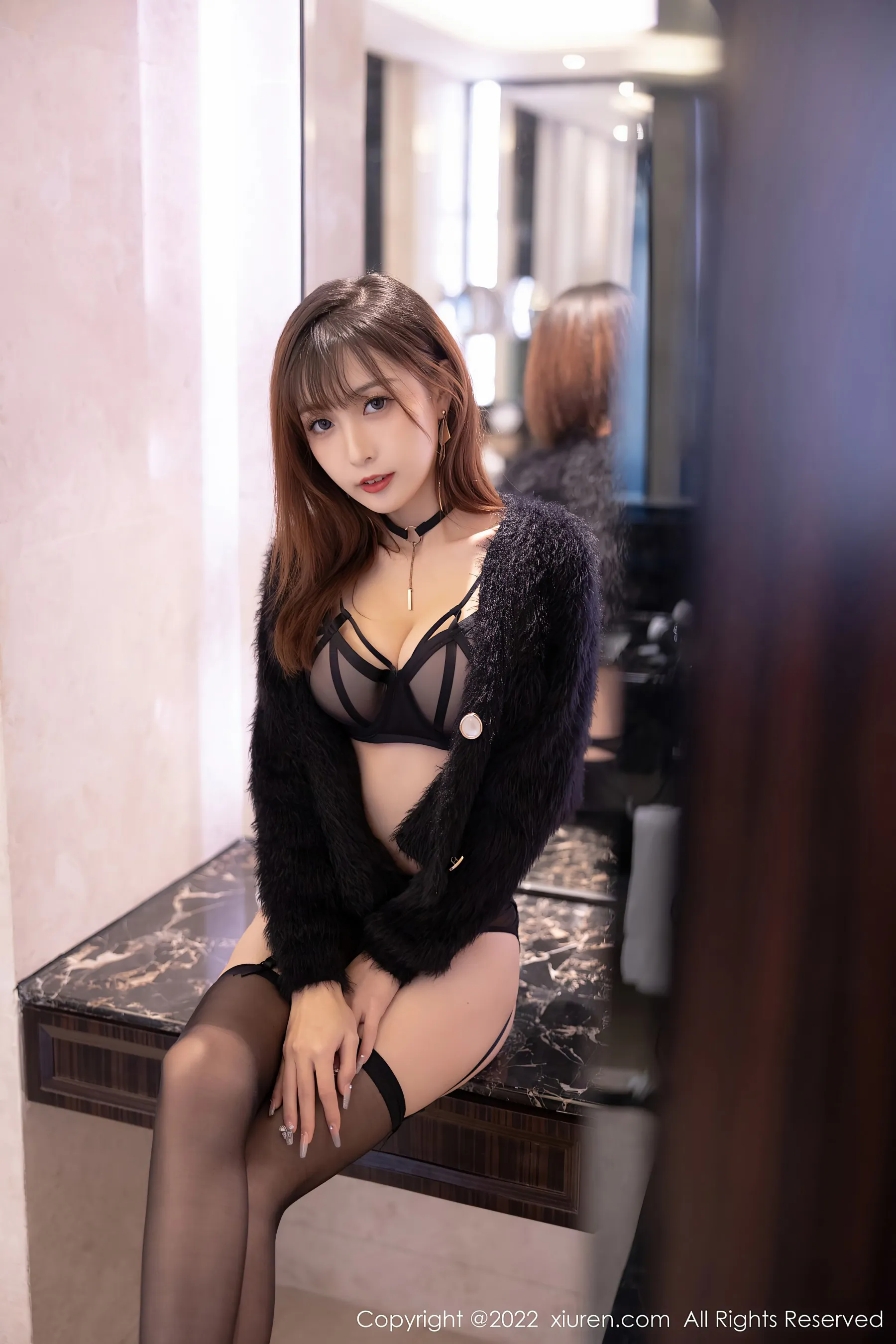  秀人网 No.4632 林星阑 黑丝美腿动人身姿第18张