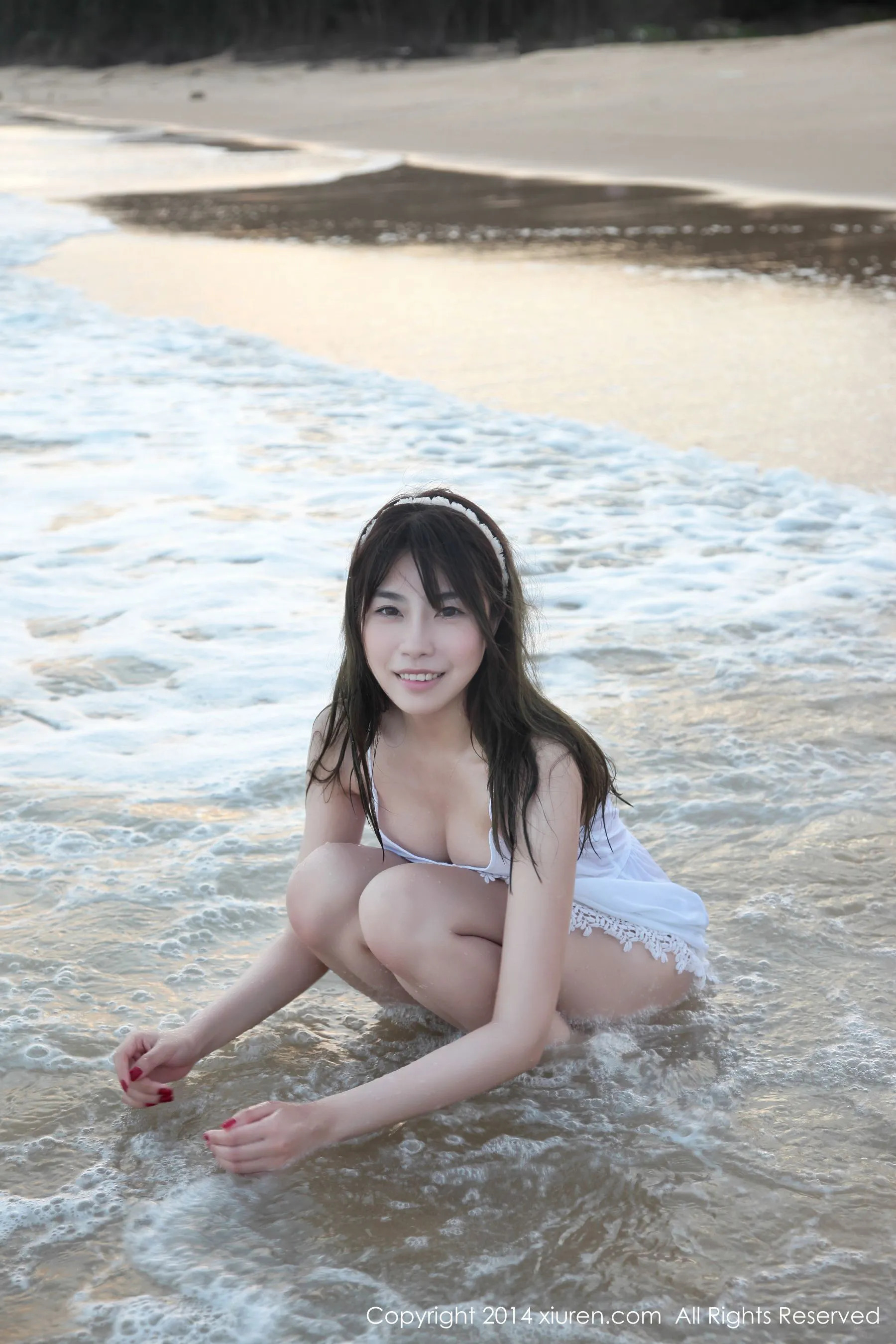 许诺Sabrina《海边小清新系列》 秀人网 No.167第15张