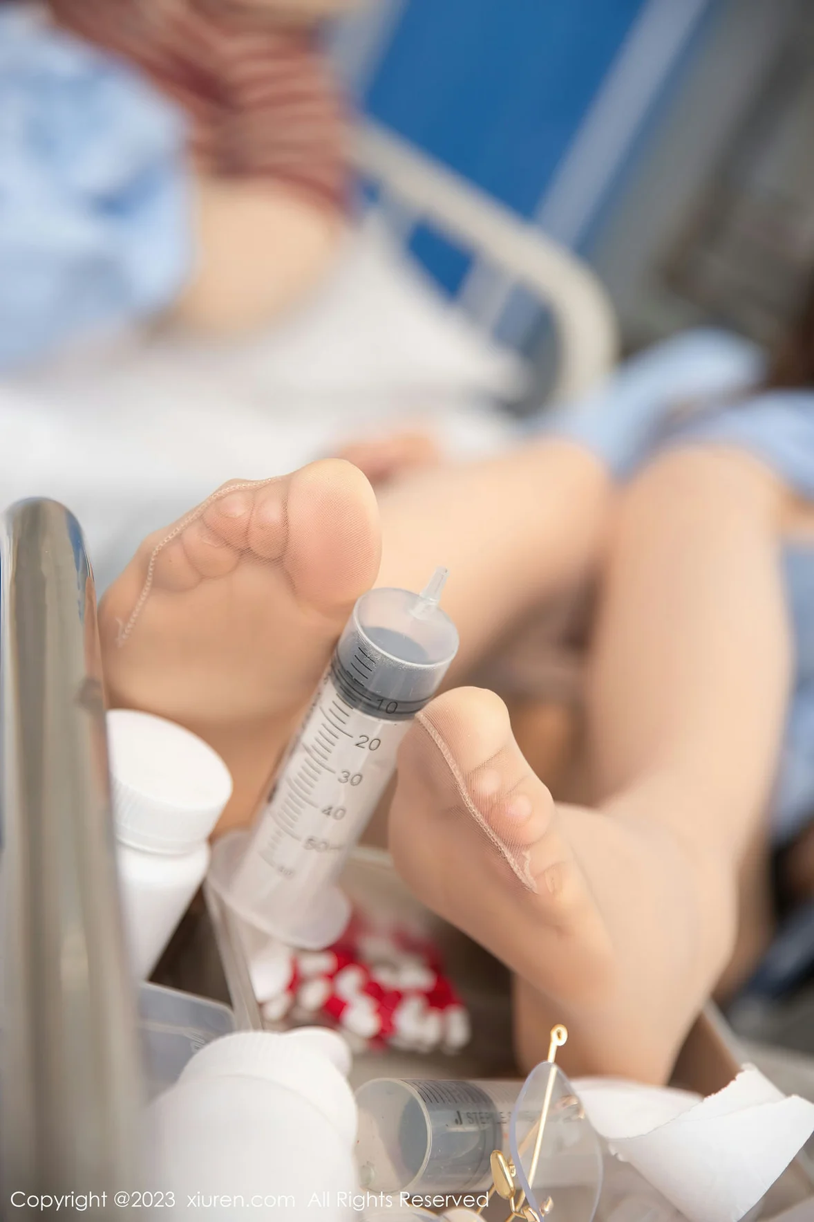  XiuRen 秀人 No.6849 绮里嘉ula 美女医生装扮性感写真 [84P]第12张