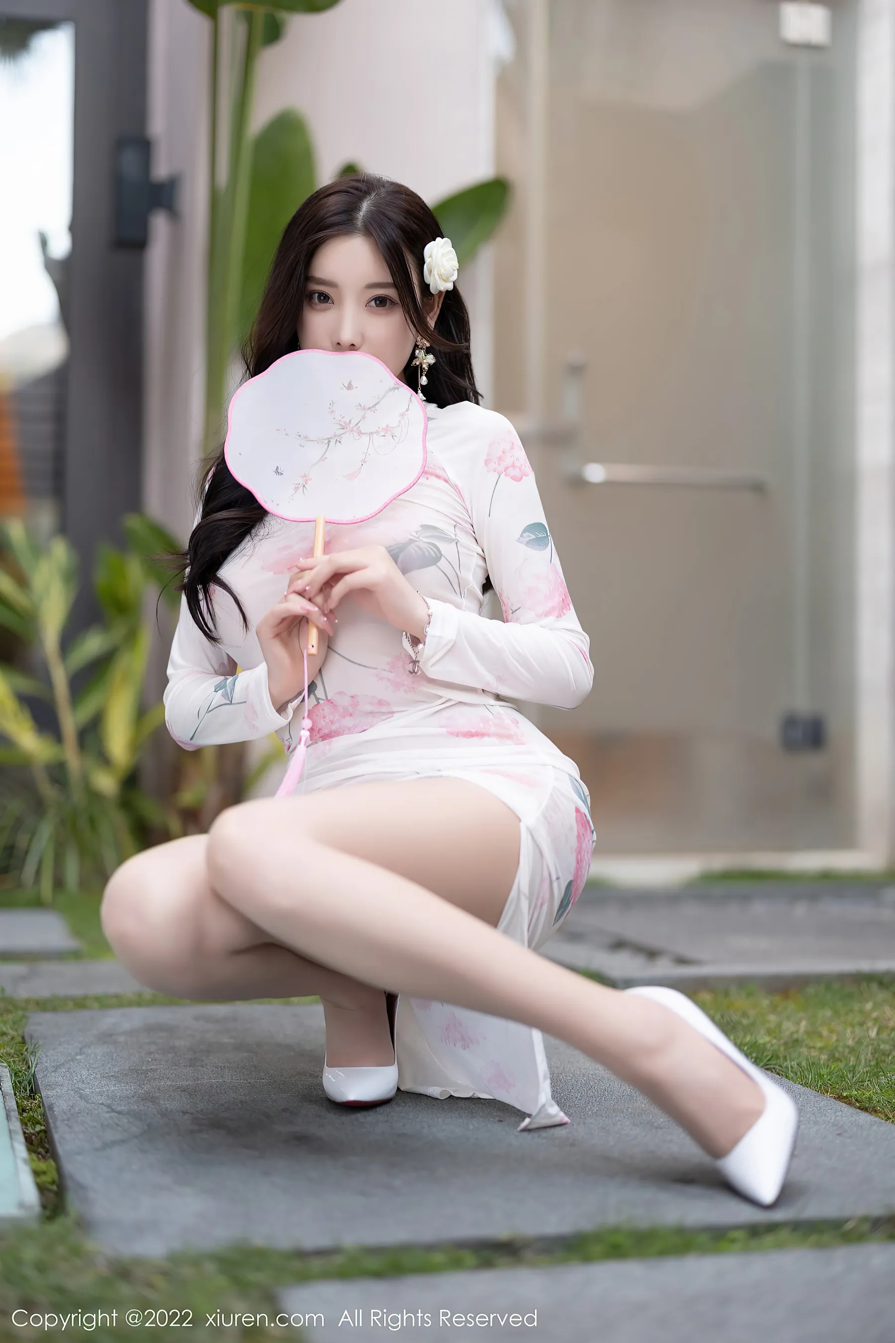  秀人网 No.4800 杨晨晨Yome 旗袍美臀第5张