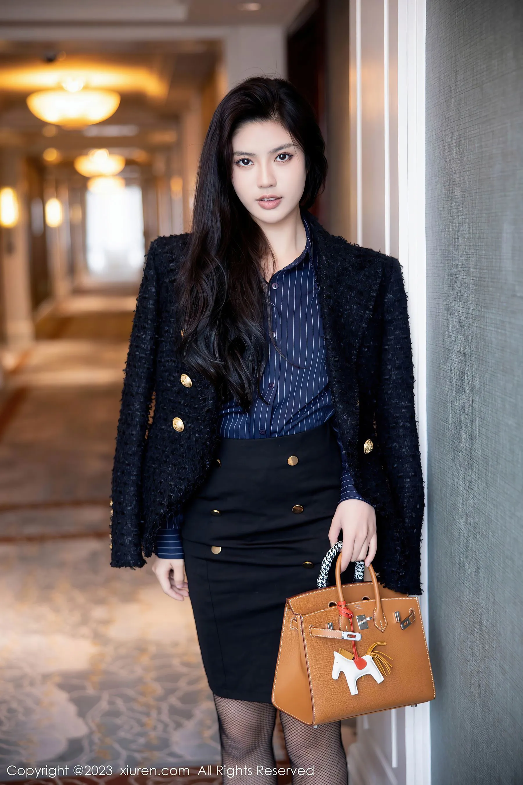  秀人网 No.6391 浅浅Danny 黑丝美腿第25张