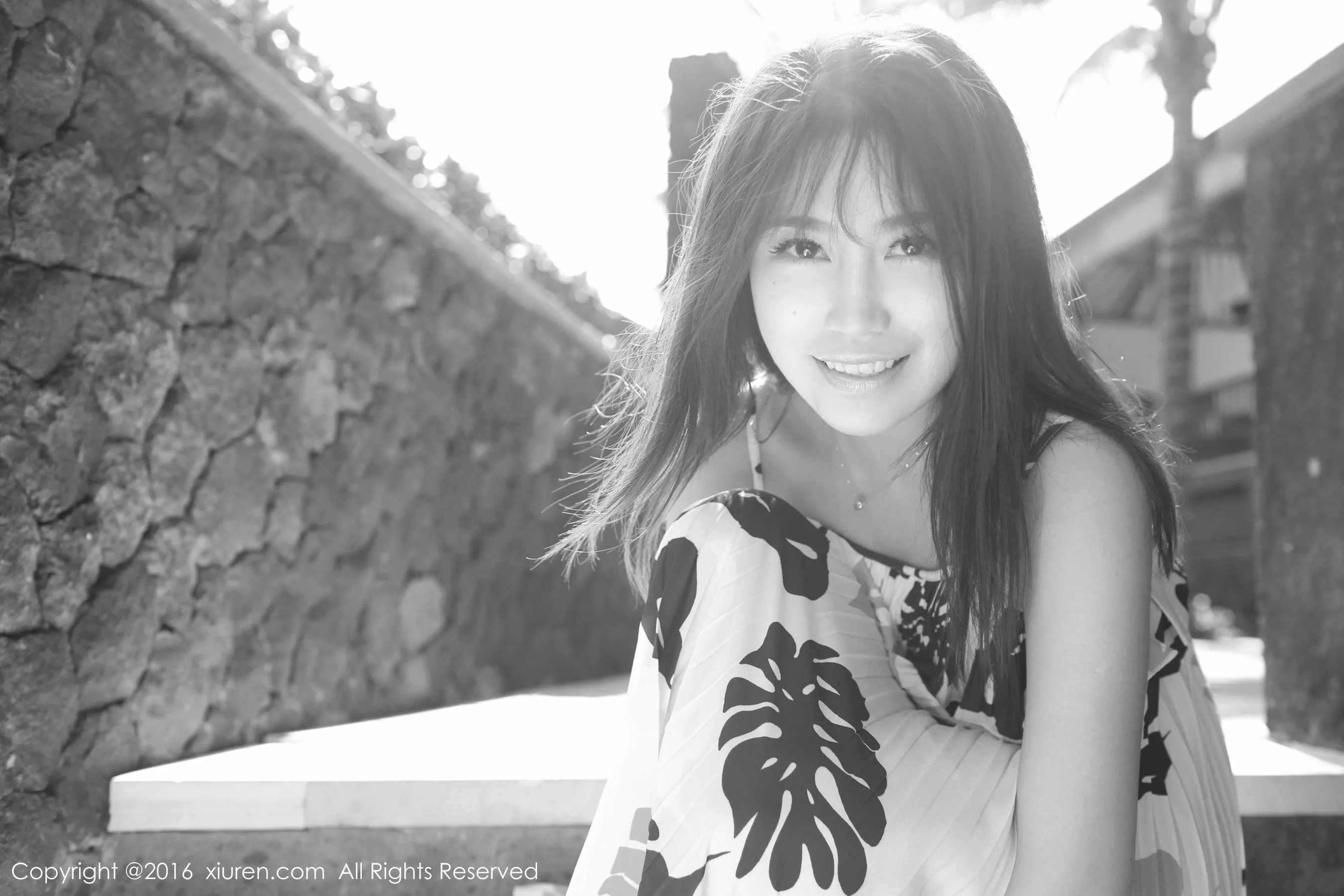 许诺Sabrina《巴厘岛旅拍》小清新系列 秀人网 No.542第14张