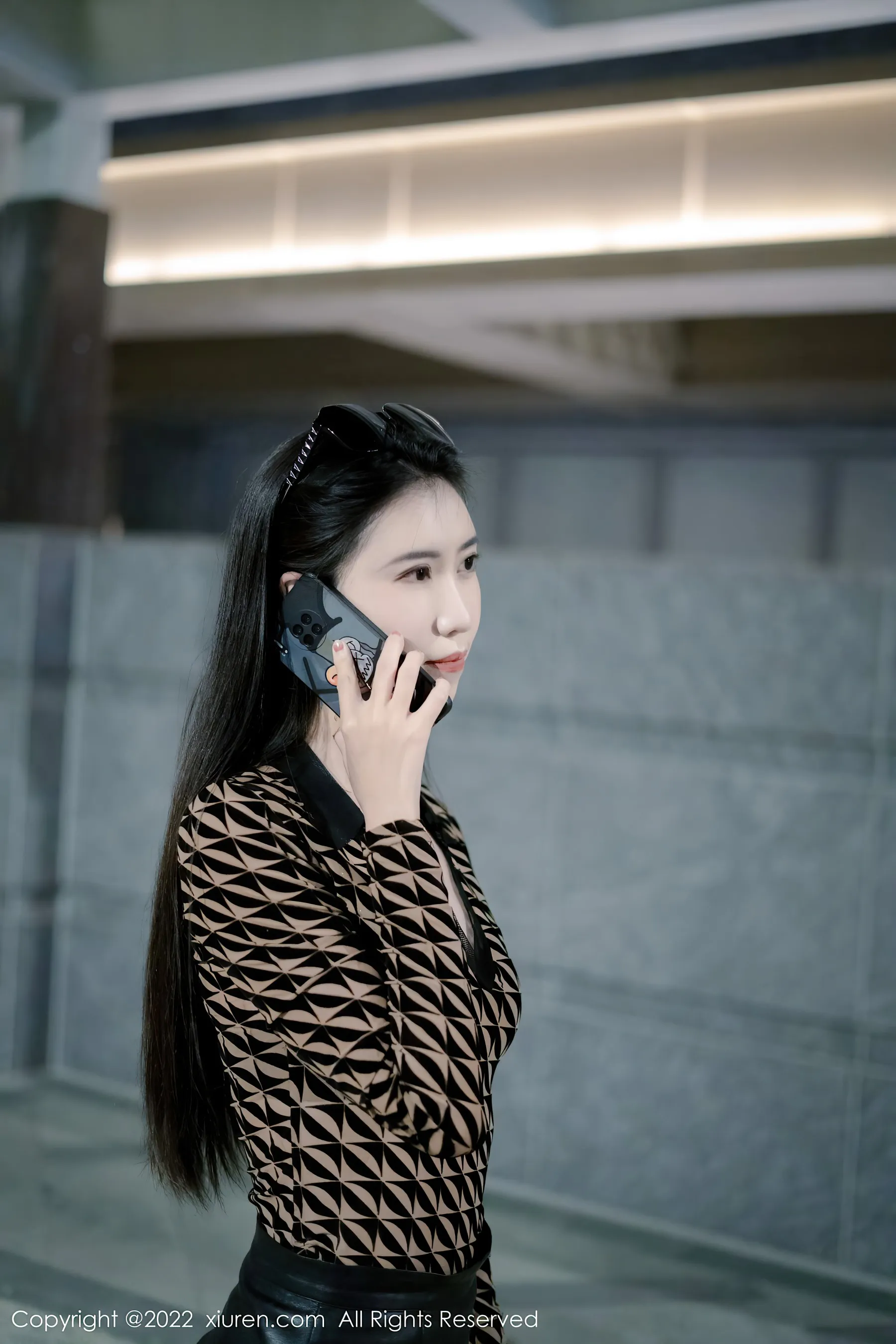  秀人网 No.4793 吴思晚 黑丝美腿第6张