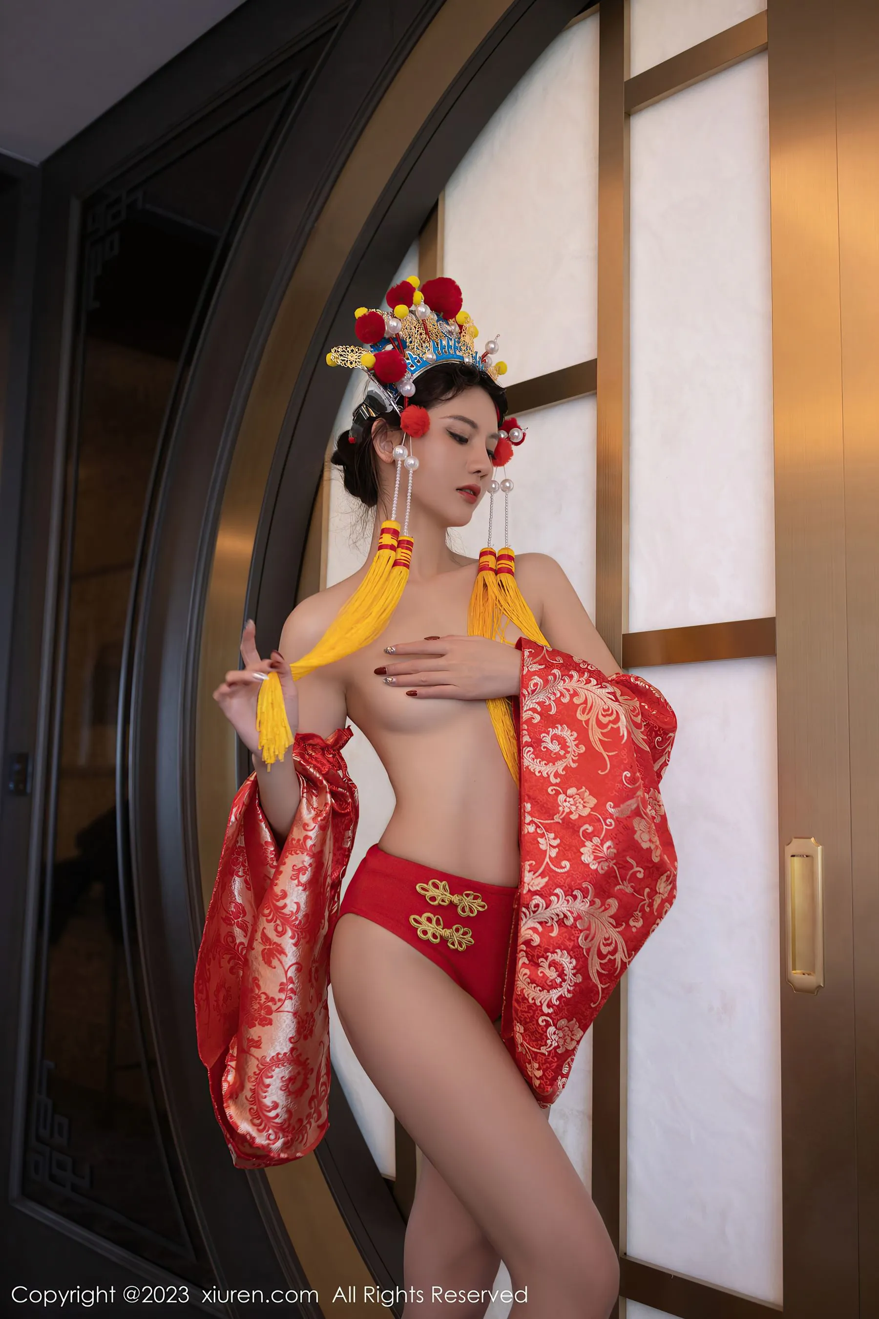 秀人网 No.6308 就是阿朱啊第1张