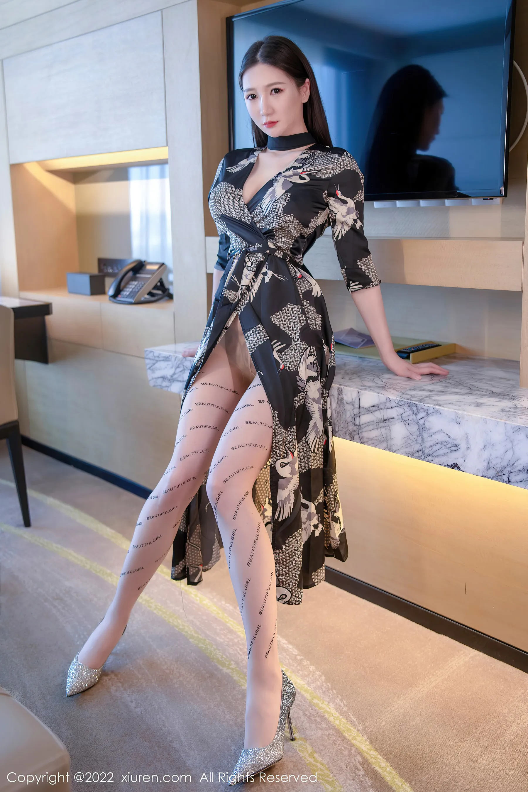  秀人网 No.4759 顾乔楠Cora 丝袜美臀肉感御姐第20张