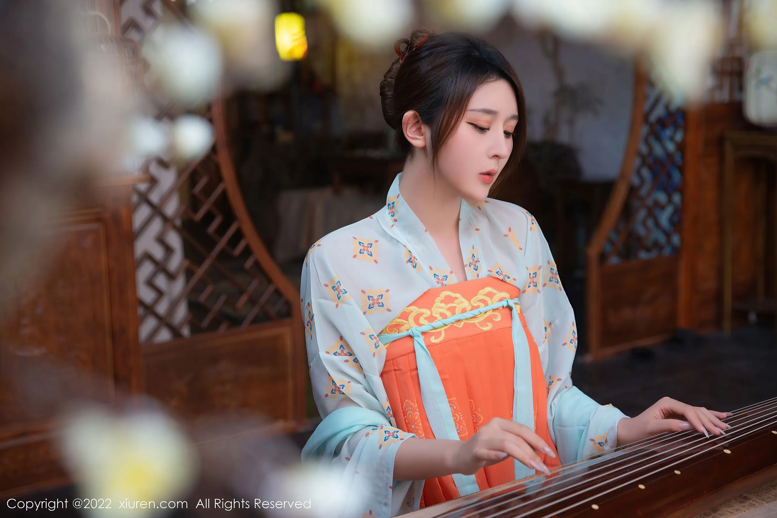  秀人网 No.5772 夏甜甜 古装美腿第14张