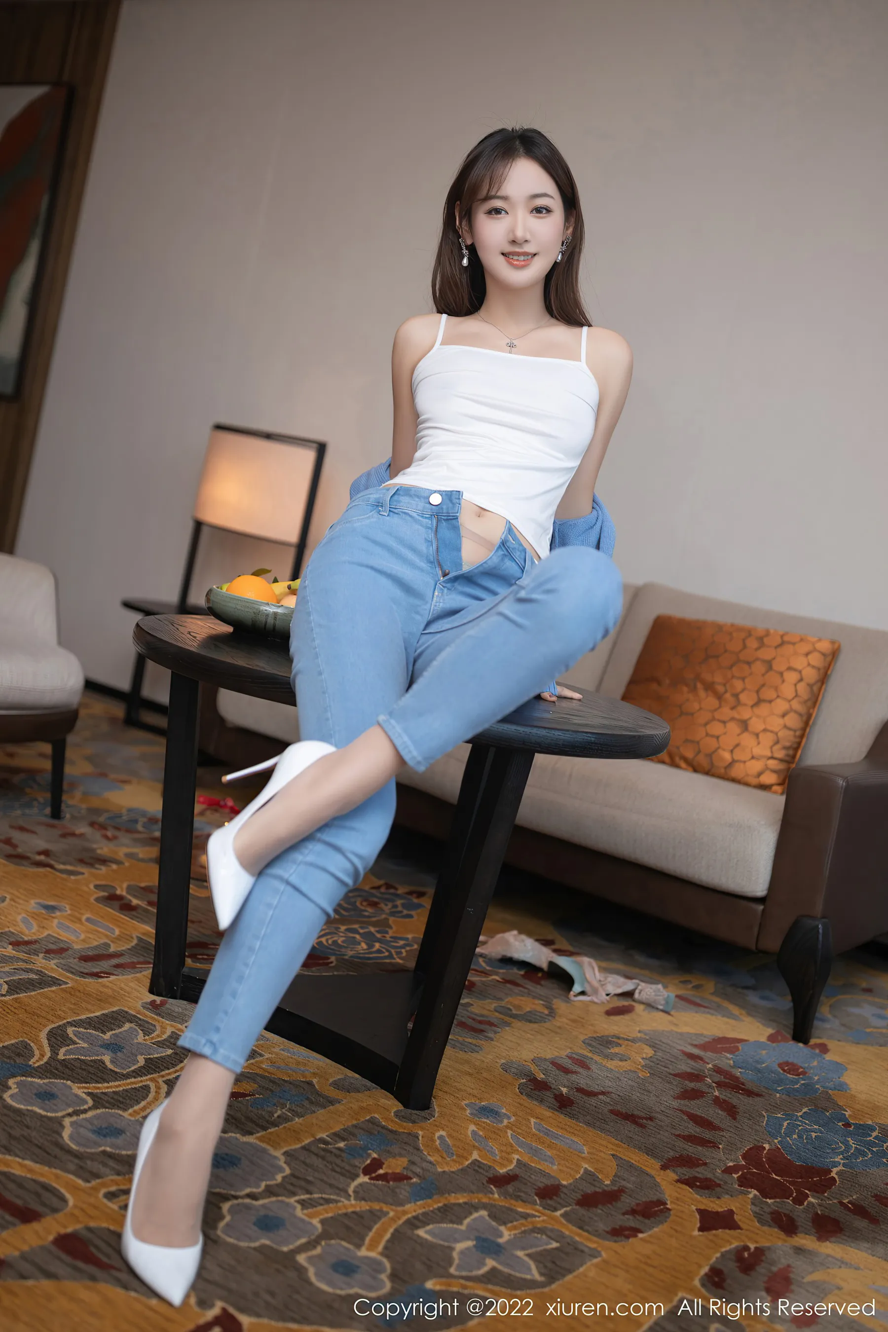  秀人网 No.4582 唐安琪 牛仔裤美腿第10张