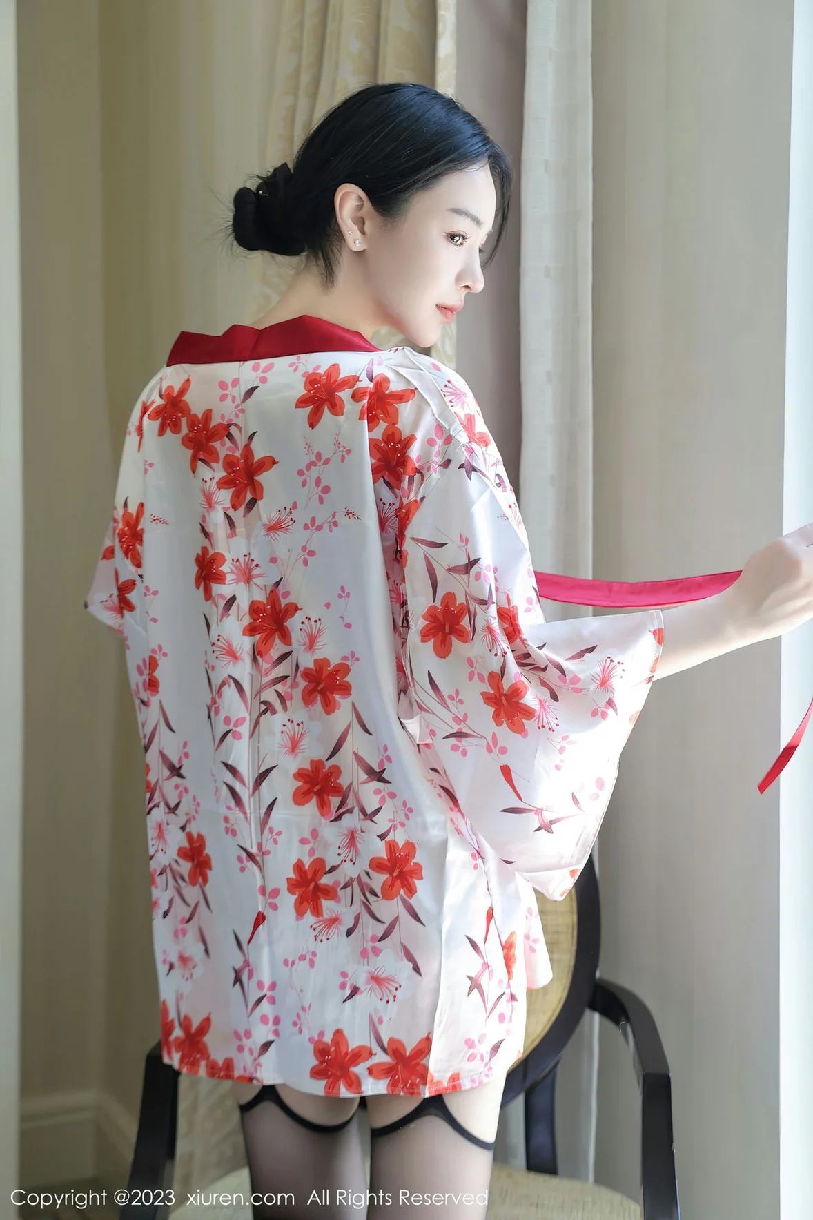  XiuRen 秀人 No.7177 米粒子 丝绸睡衣性感写真 [51P]第3张